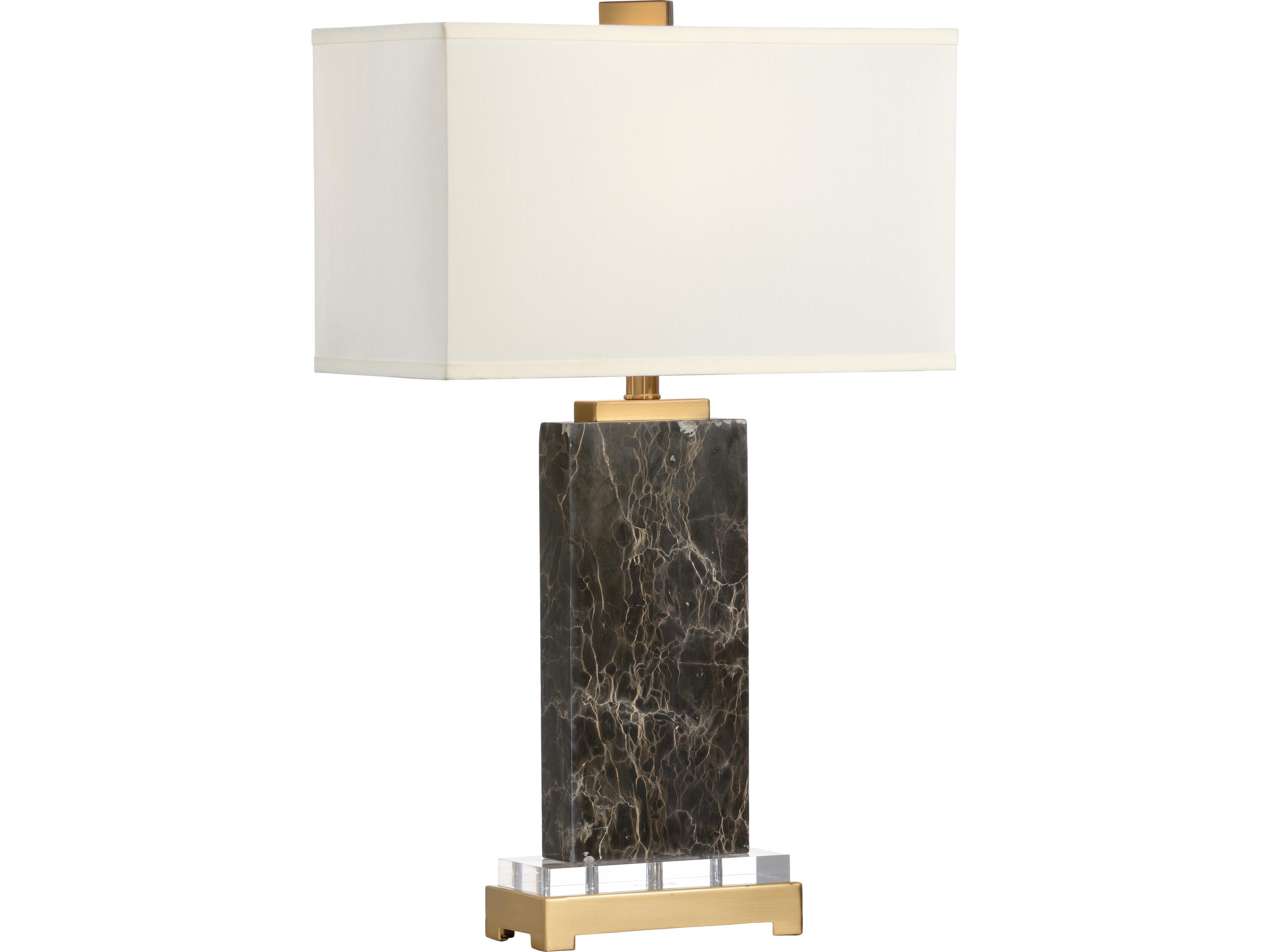 Wildwood Jackson Brown Gold Table Lamp
