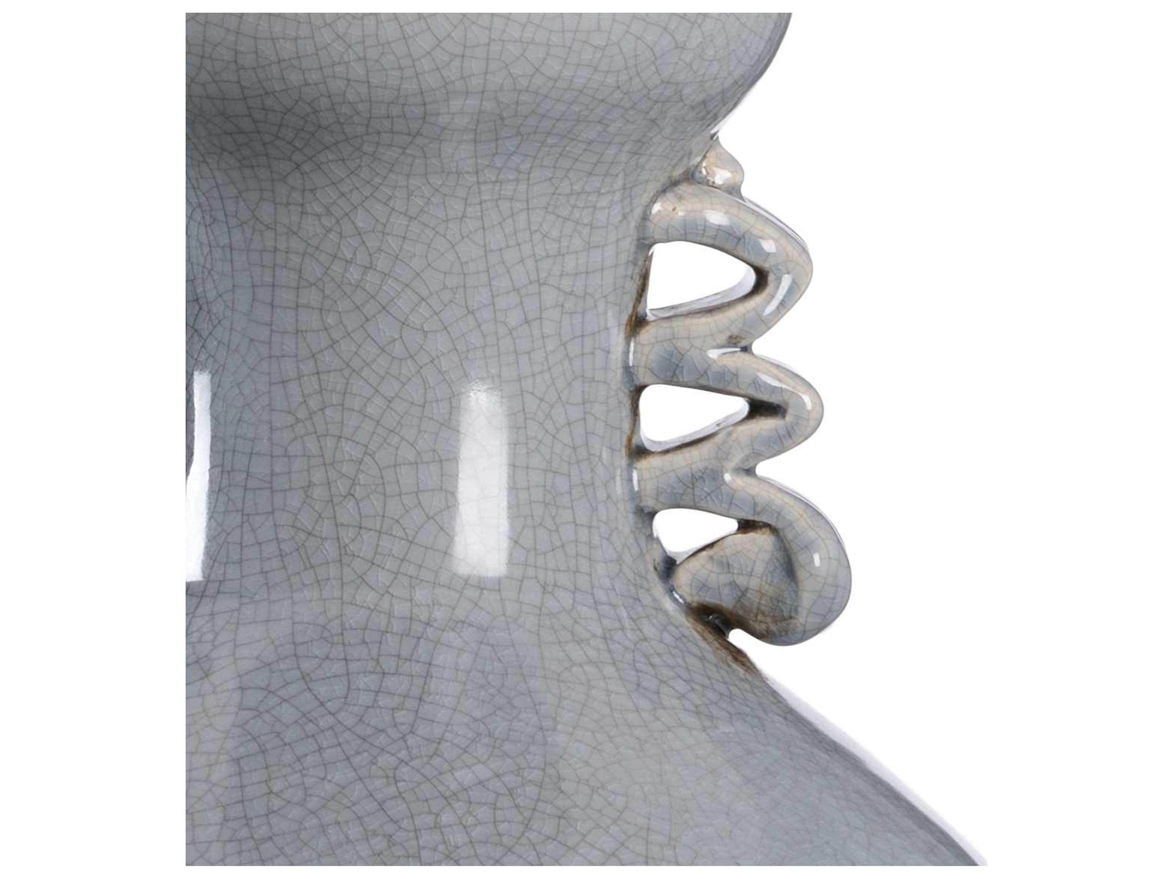 Wildwood Chan Slate Gray Off White Linen Buffet Lamp