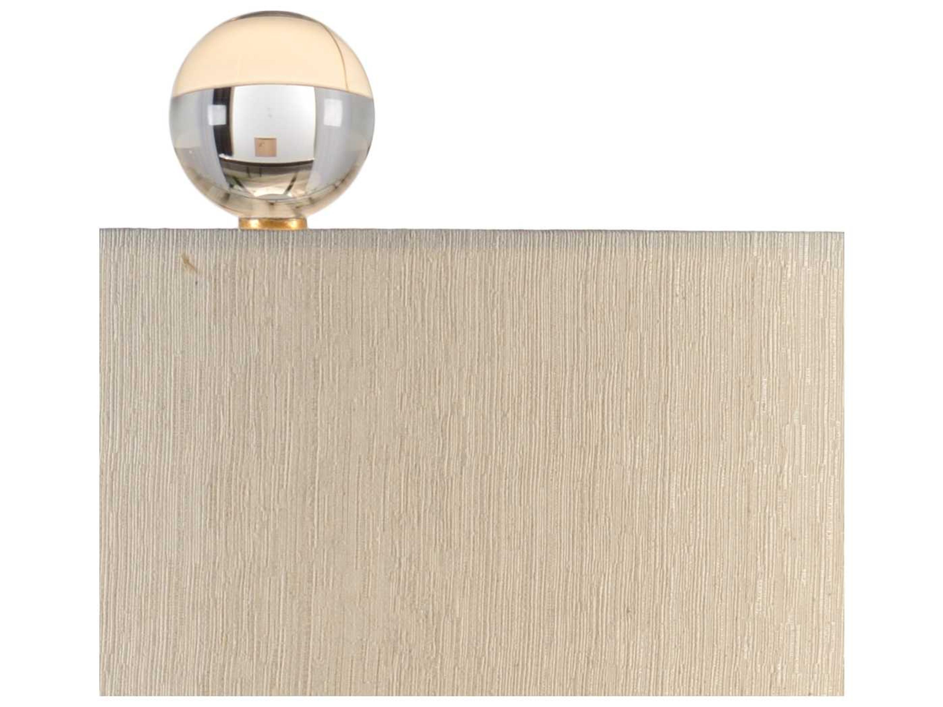 Wildwood Ming Largo Blue Cream Raw Silk Buffet Lamp