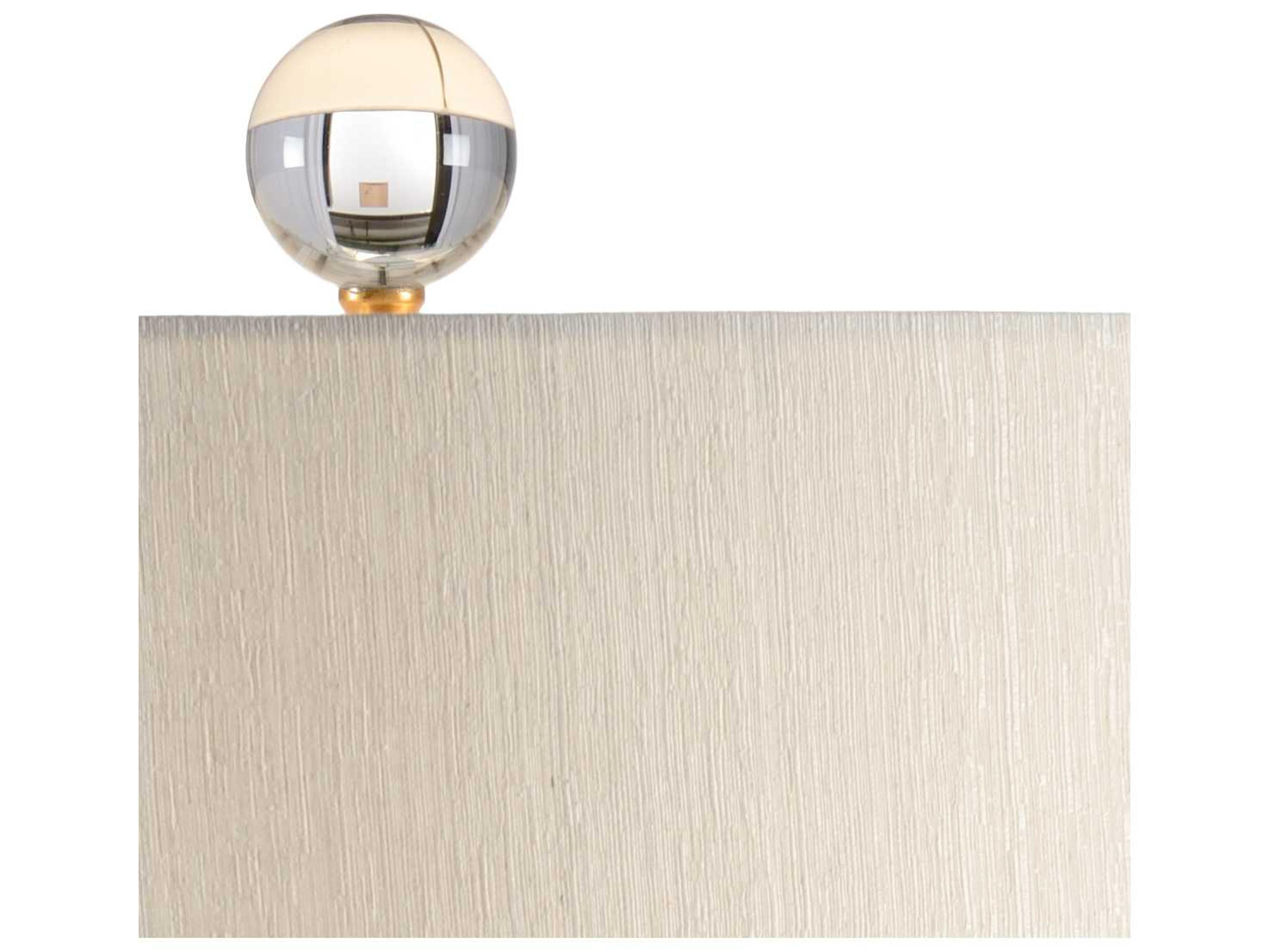 Wildwood Ming Powder Blue Cream Raw Silk Buffet Lamp