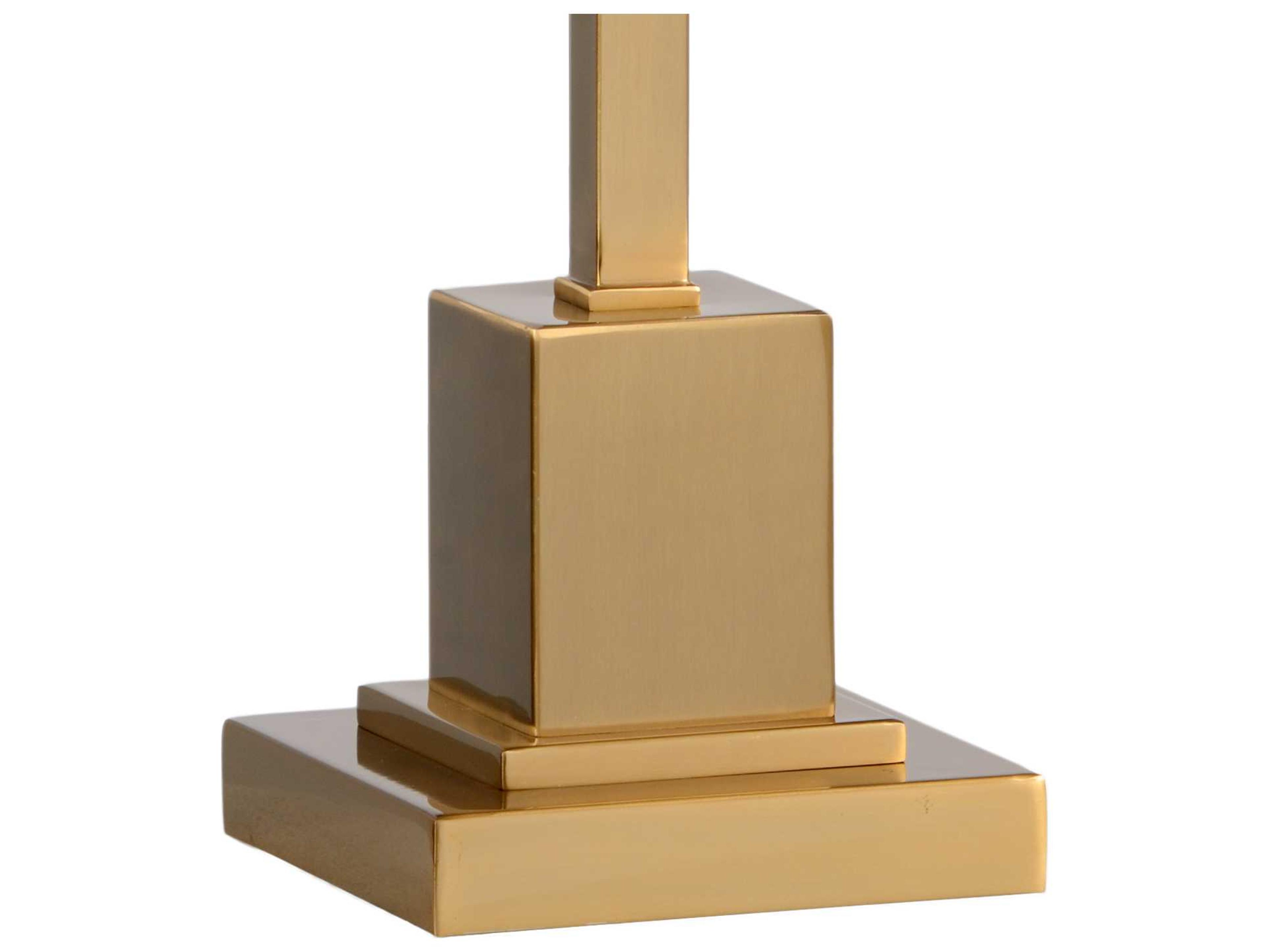 Wildwood Park Avenue Tarnished Brass Clear Glass Metal Buffet Lamp