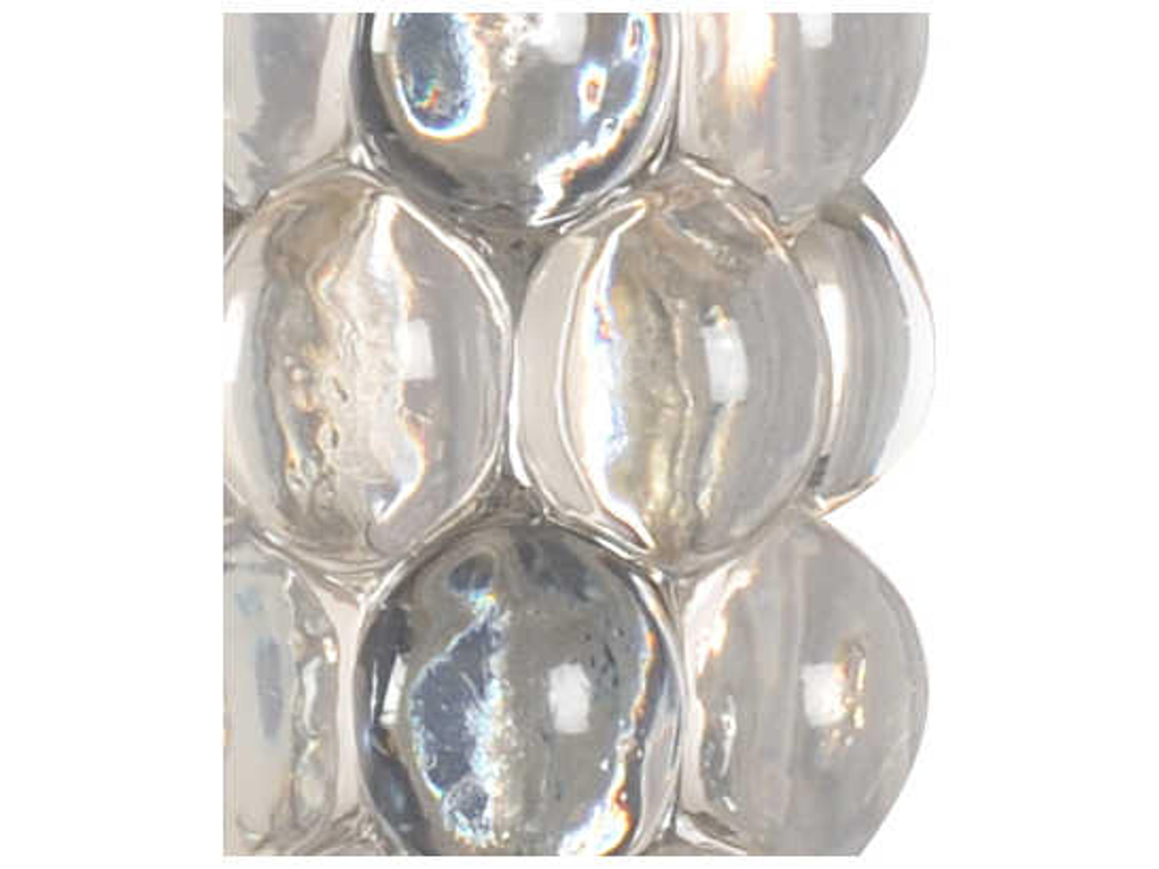 Wildwood Bubblicious Clear Off White Linen Buffet Lamp