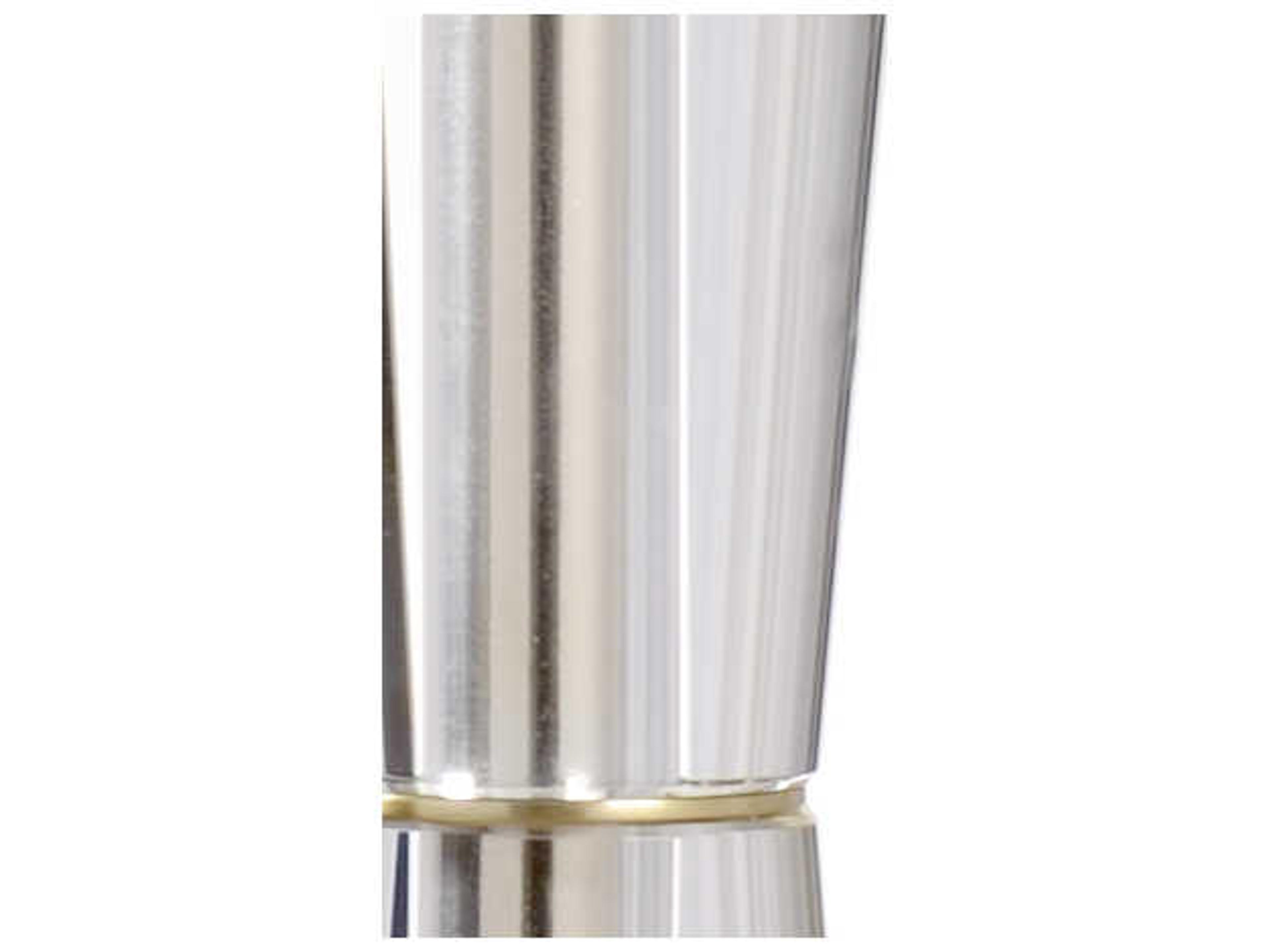 Wildwood Hadley Clear Off White Silkette Brass Buffet Lamp