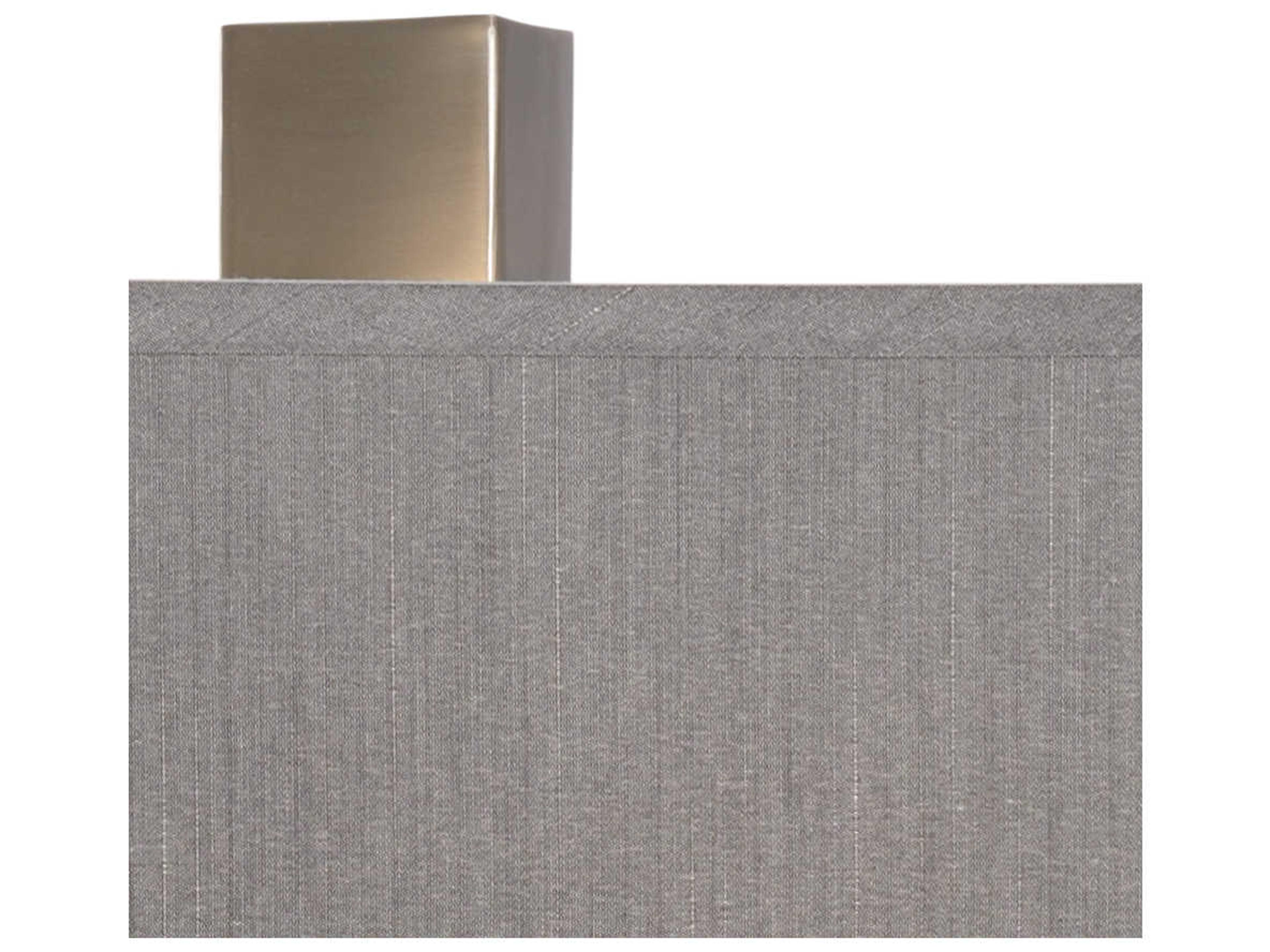 Wildwood Jaxon Brushed Nickel Dark Gray Linen Buffet Lamp