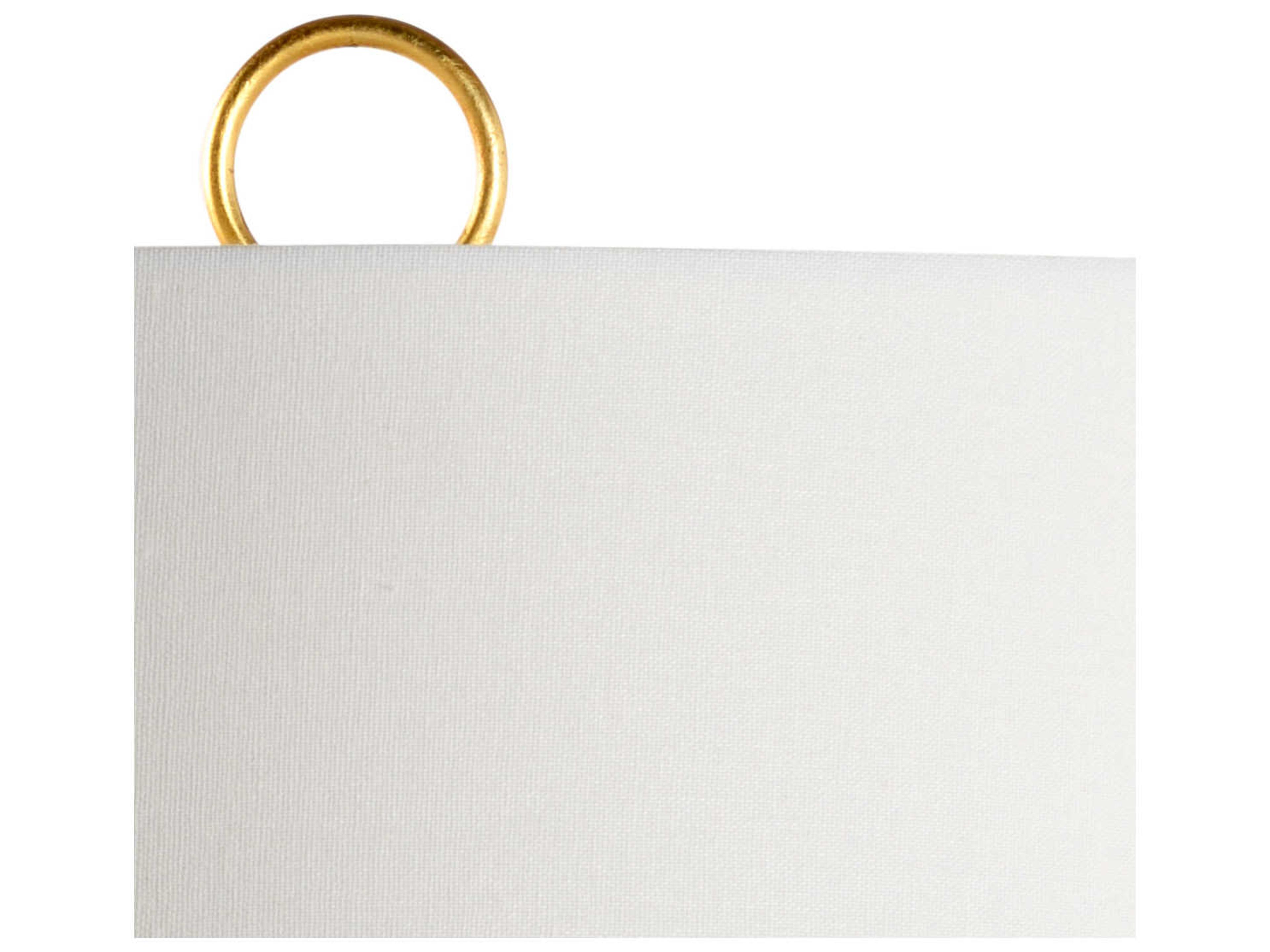 Wildwood Oliver Aged Gray Glaze Antique Gold Off White Linen Buffet Lamp