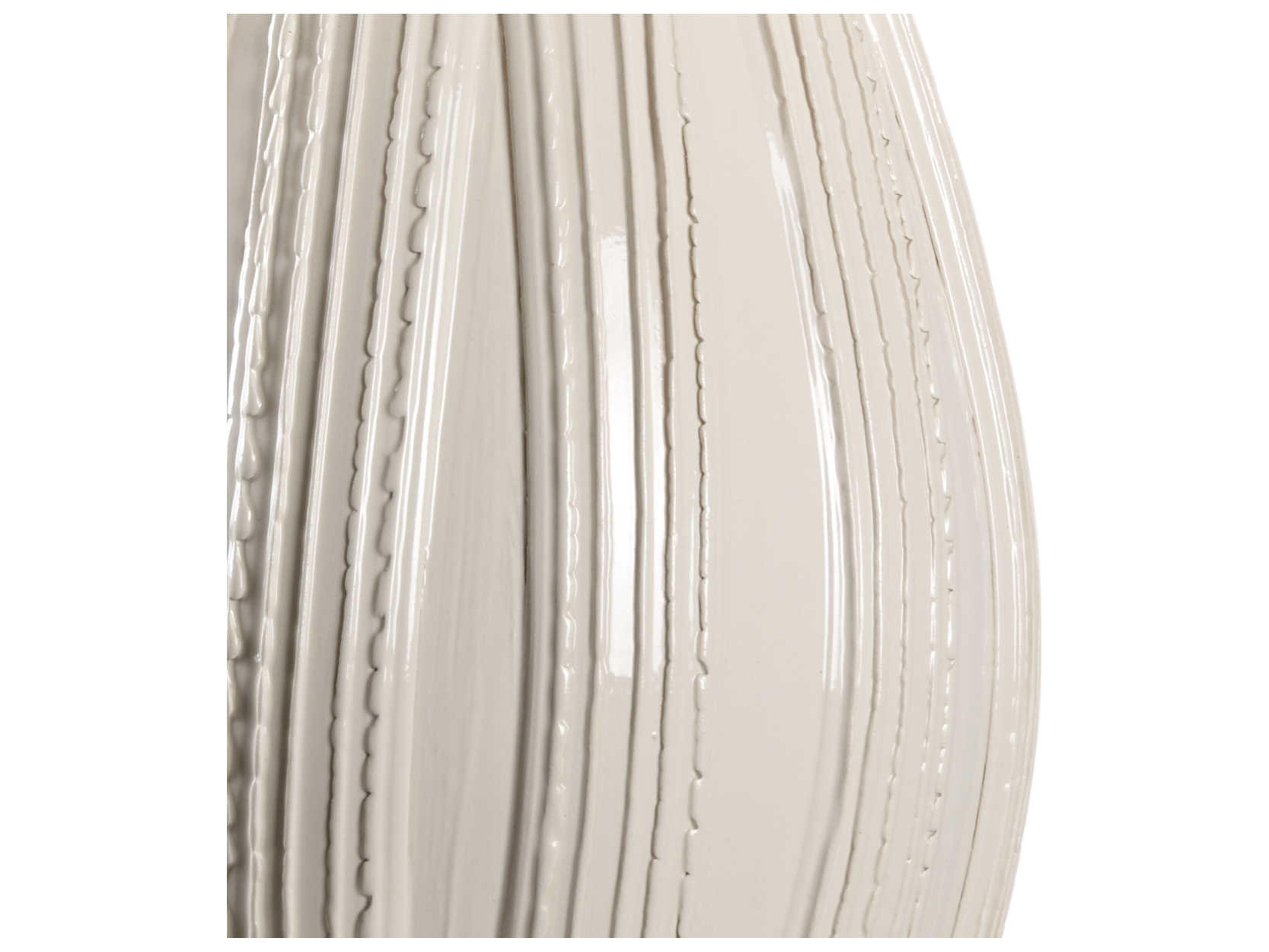 Wildwood Borghese Ivory Off White Linen Buffet Lamp