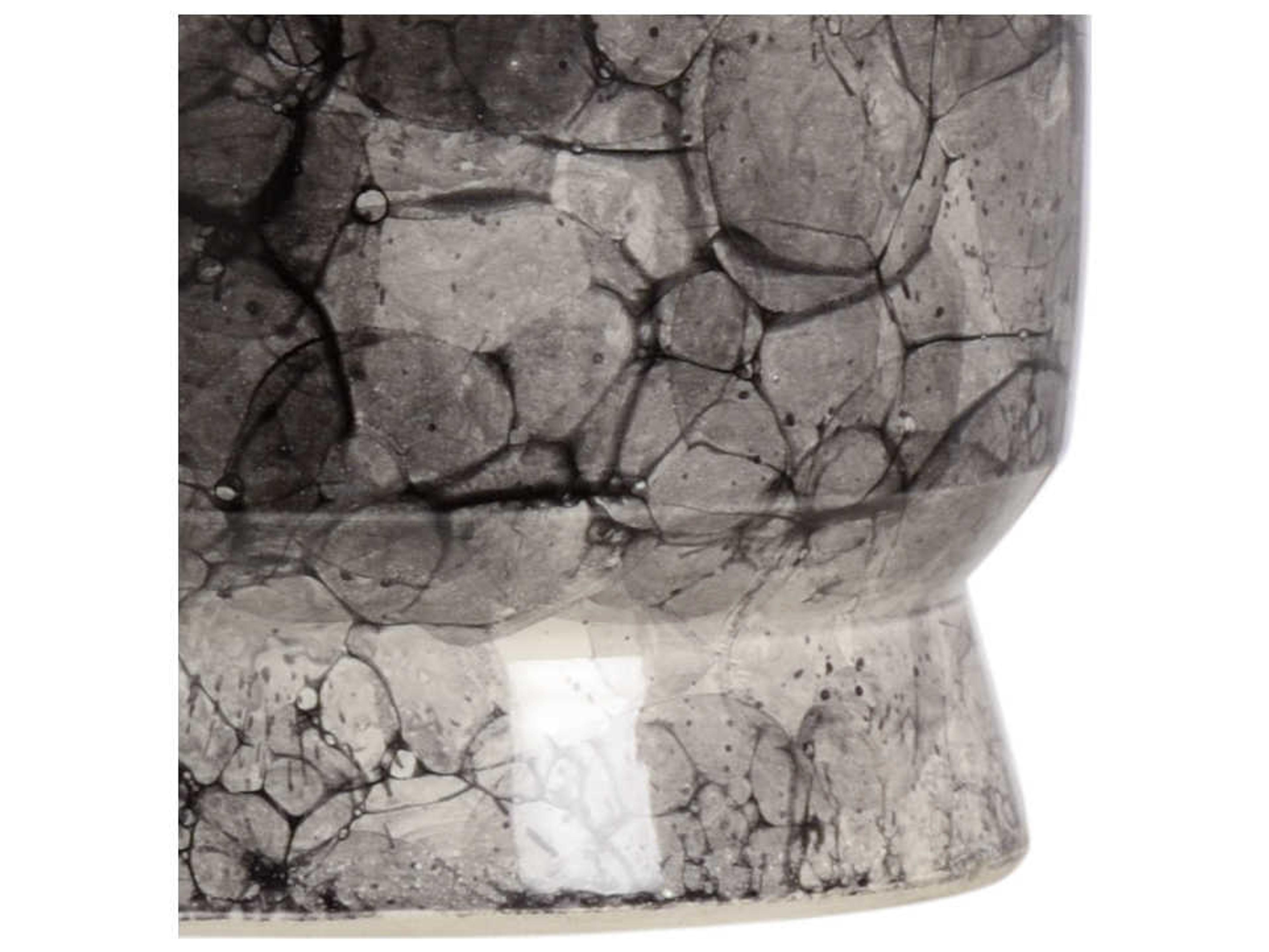 Wildwood Bolle Black Gray Cream White Linen Buffet Lamp