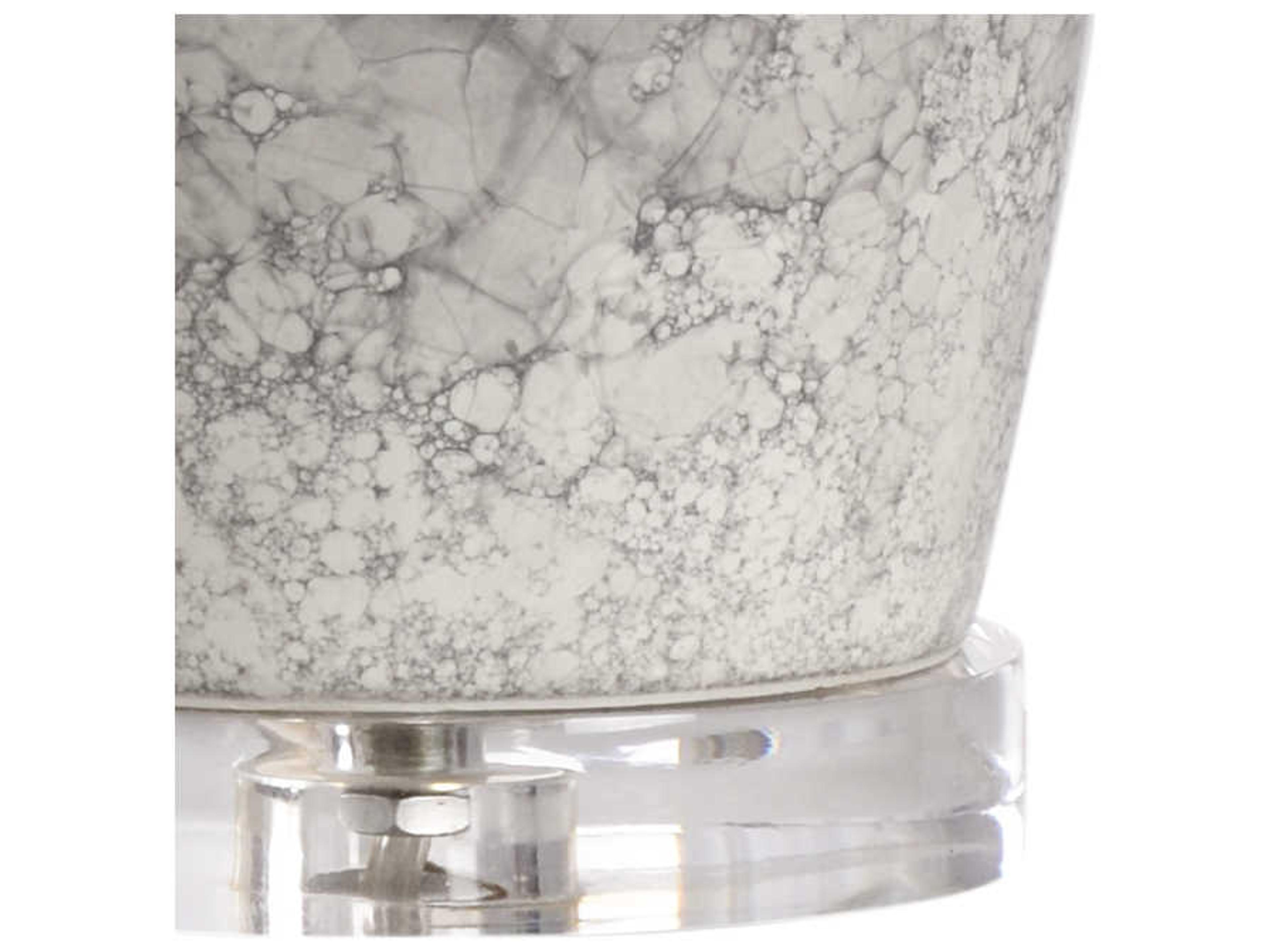 Wildwood Boccale Gray White Linen Off Buffet Lamp