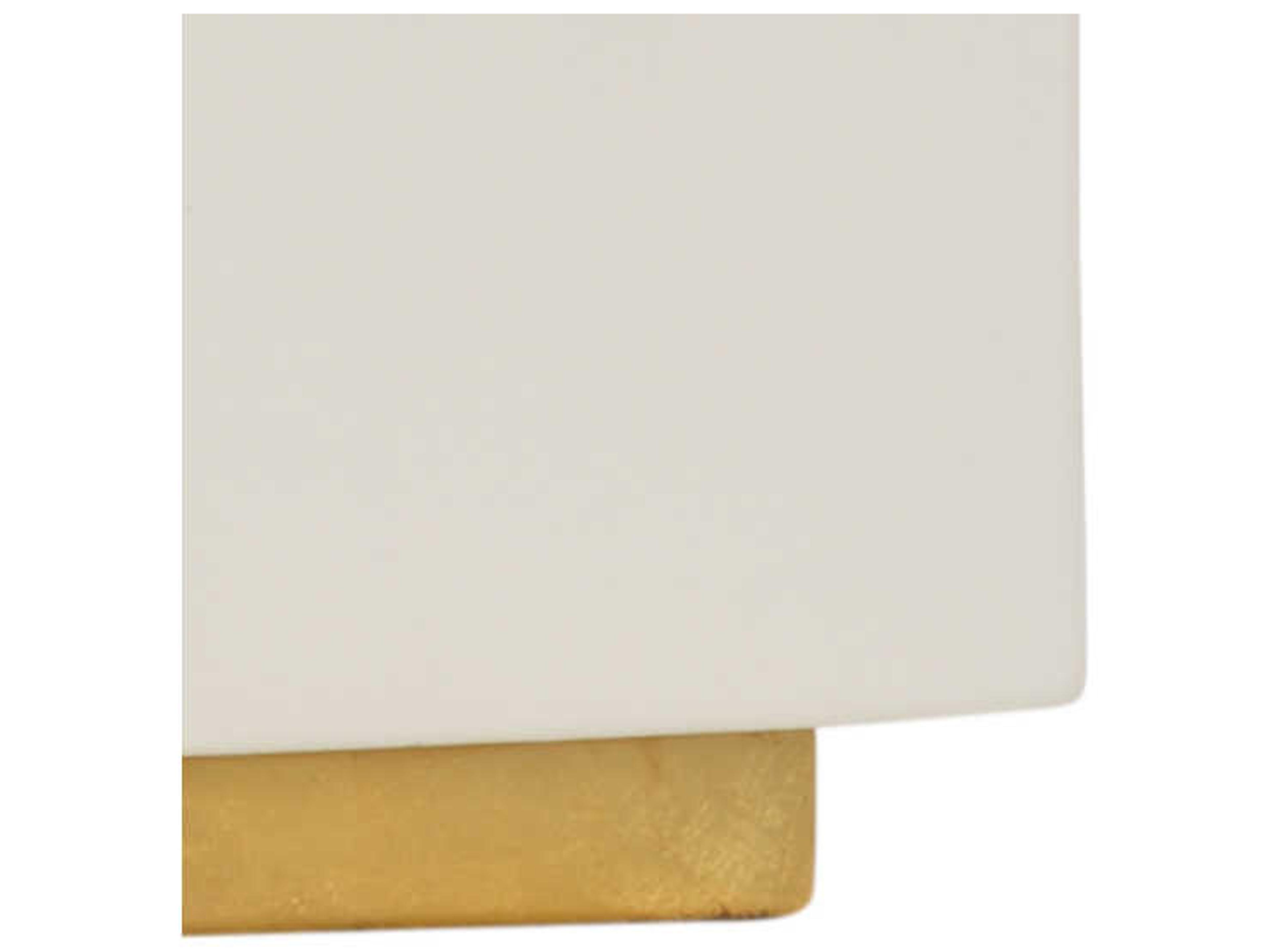 Wildwood Palmer Snow Glaze Off White Silkette Gold Buffet Lamp