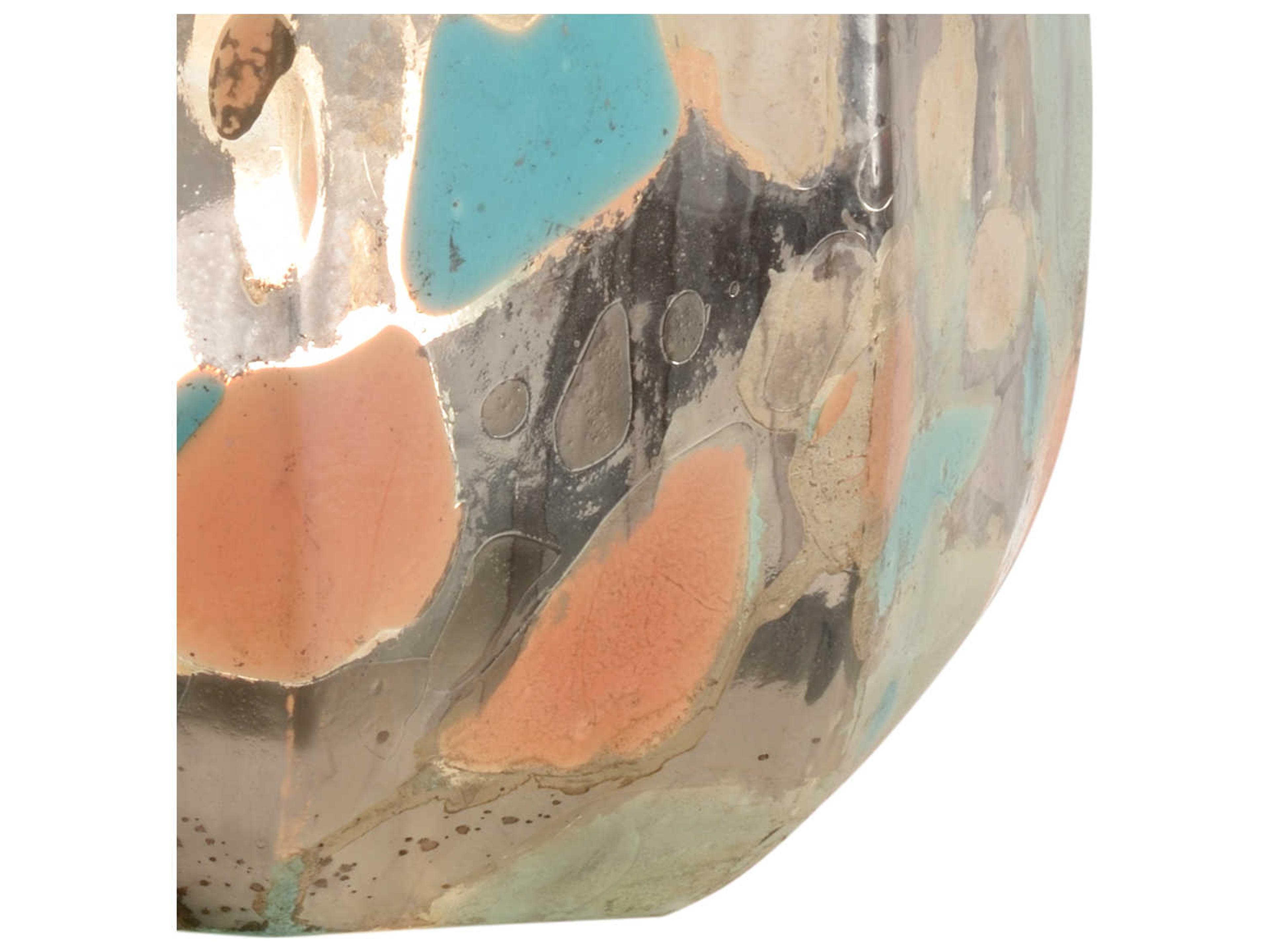 Wildwood Yes Please Metallic Silver Multi Blue Table Lamp