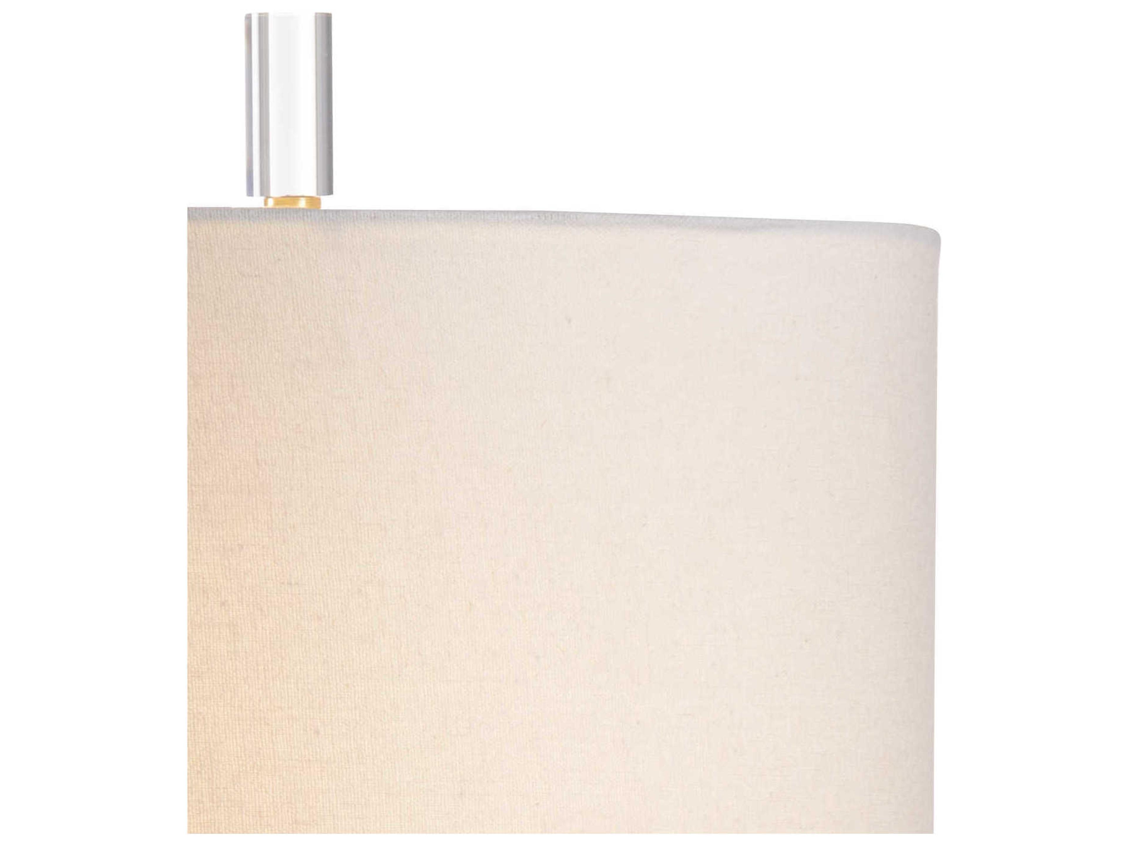 Wildwood Calacatta Gold Bottle Off White Linen Buffet Lamp