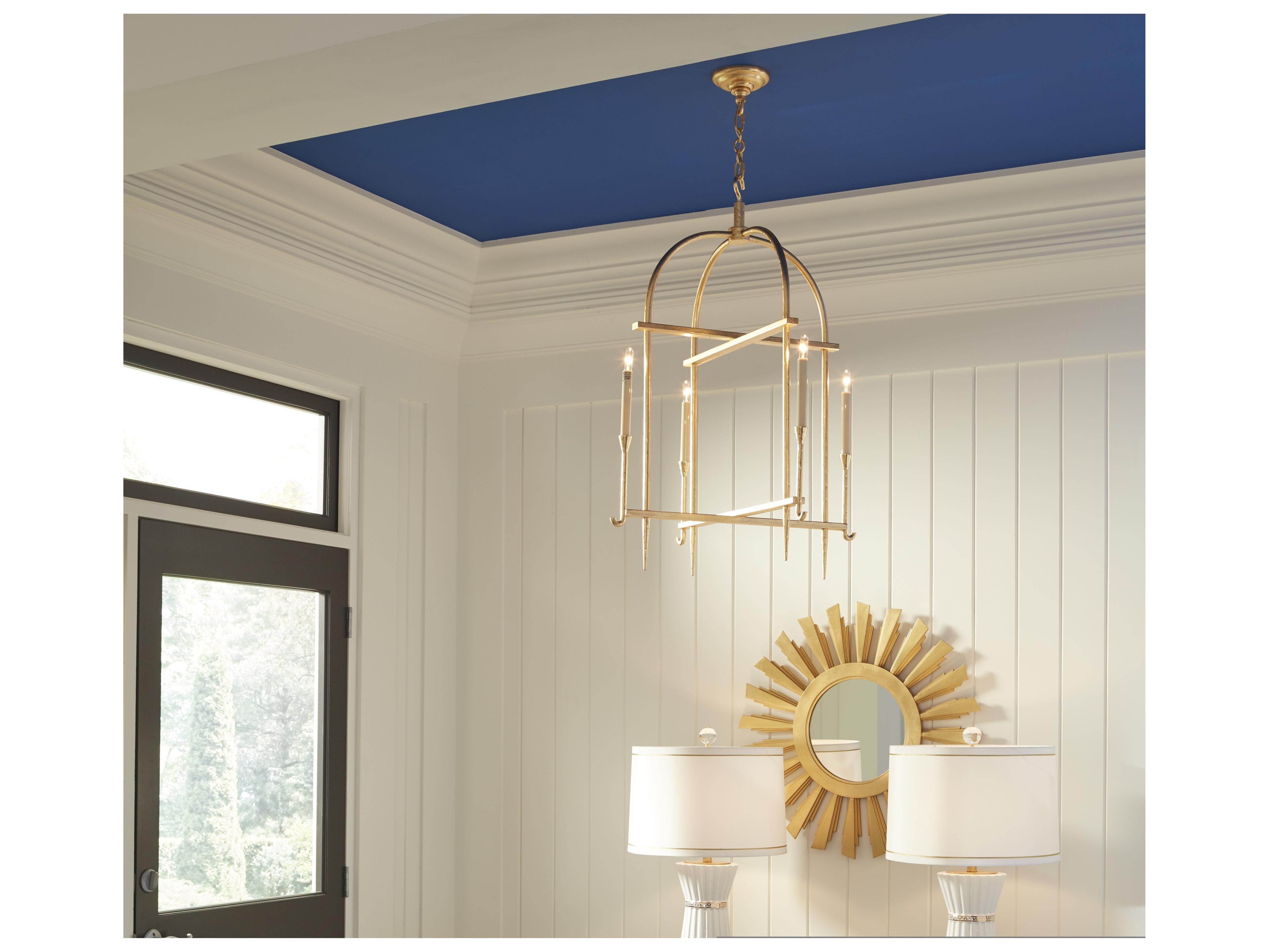 Wildwood Faithful White Glaze Metallic Gold Buffet Lamp