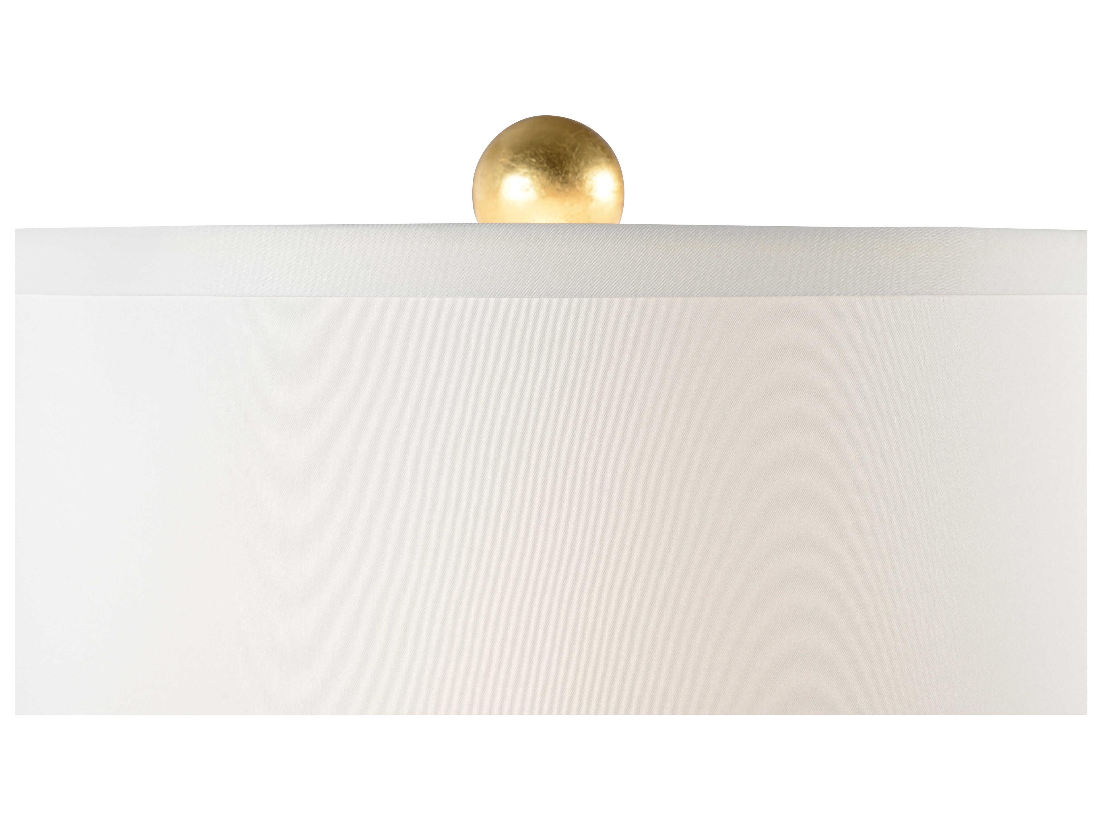 Wildwood Savannah Parrot Green Off White Silk Buffet Lamp