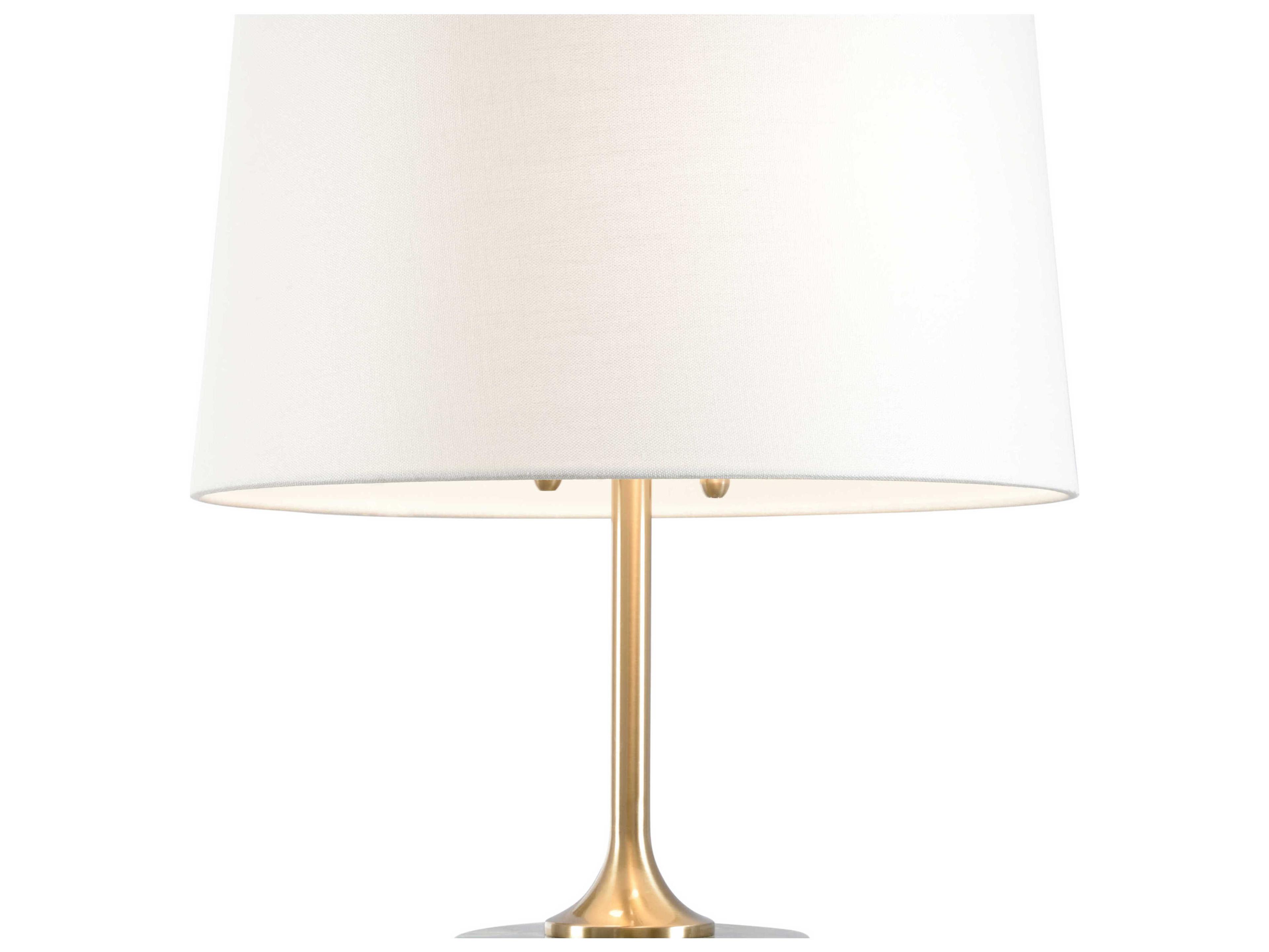 Wildwood Liguria Coffee Bronze Natural Dark Green Off White Linen Buffet Lamp