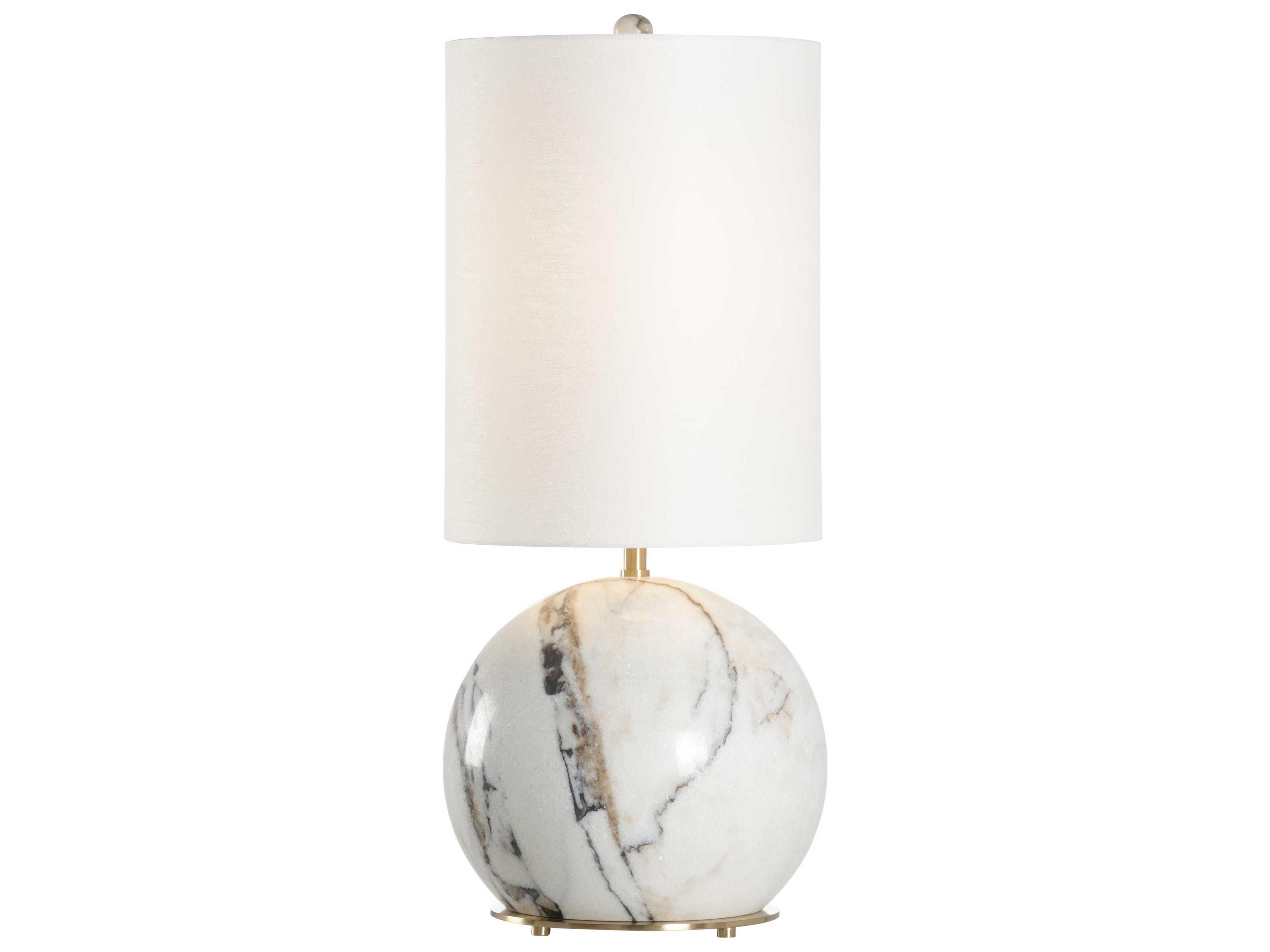 Wildwood Novara Natural Carslan Coffee Bronze Off White Linen Buffet Lamp