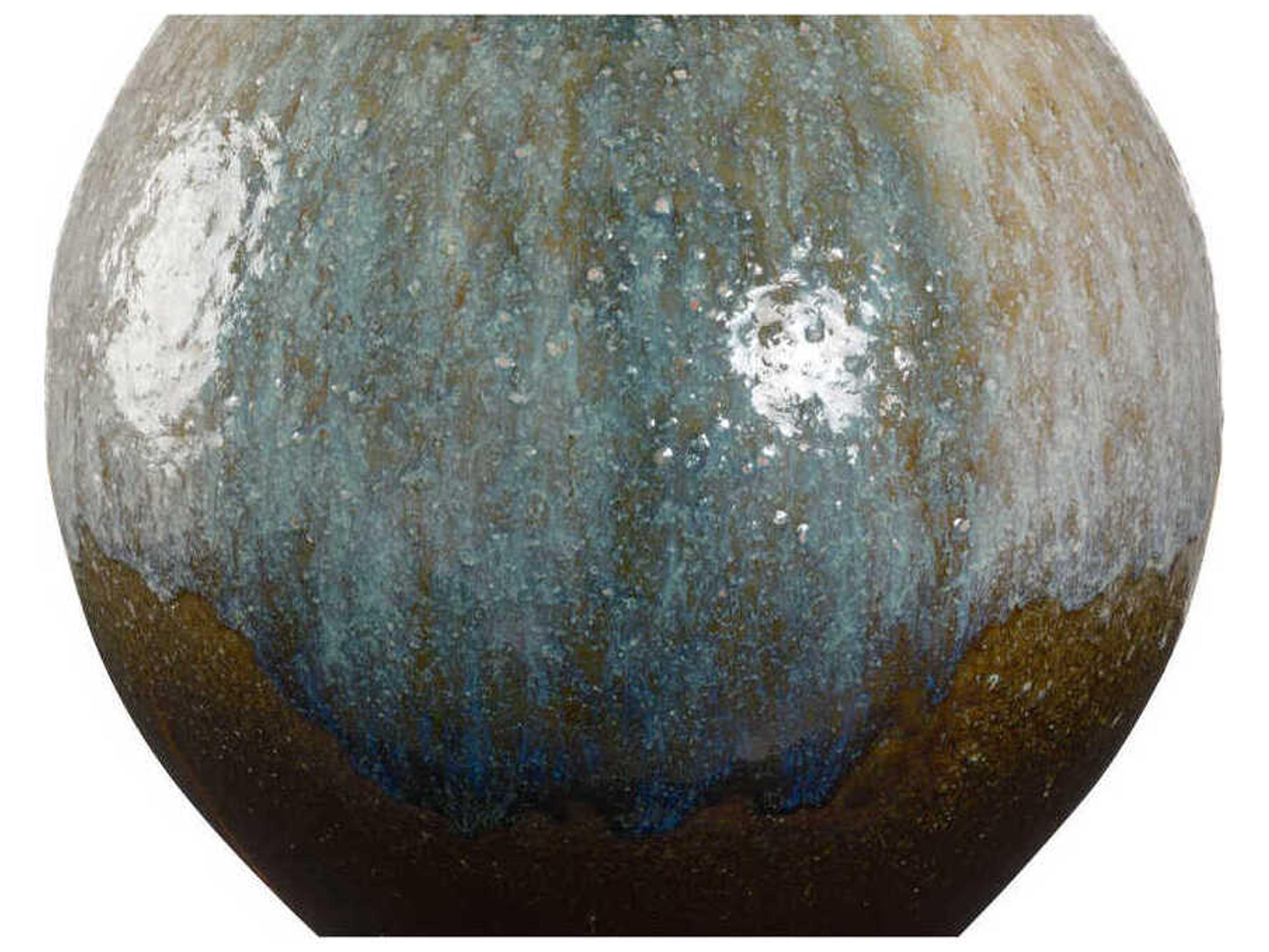 Wildwood Shiga Aoi Brown Green Cream Tan Linen Buffet Lamp