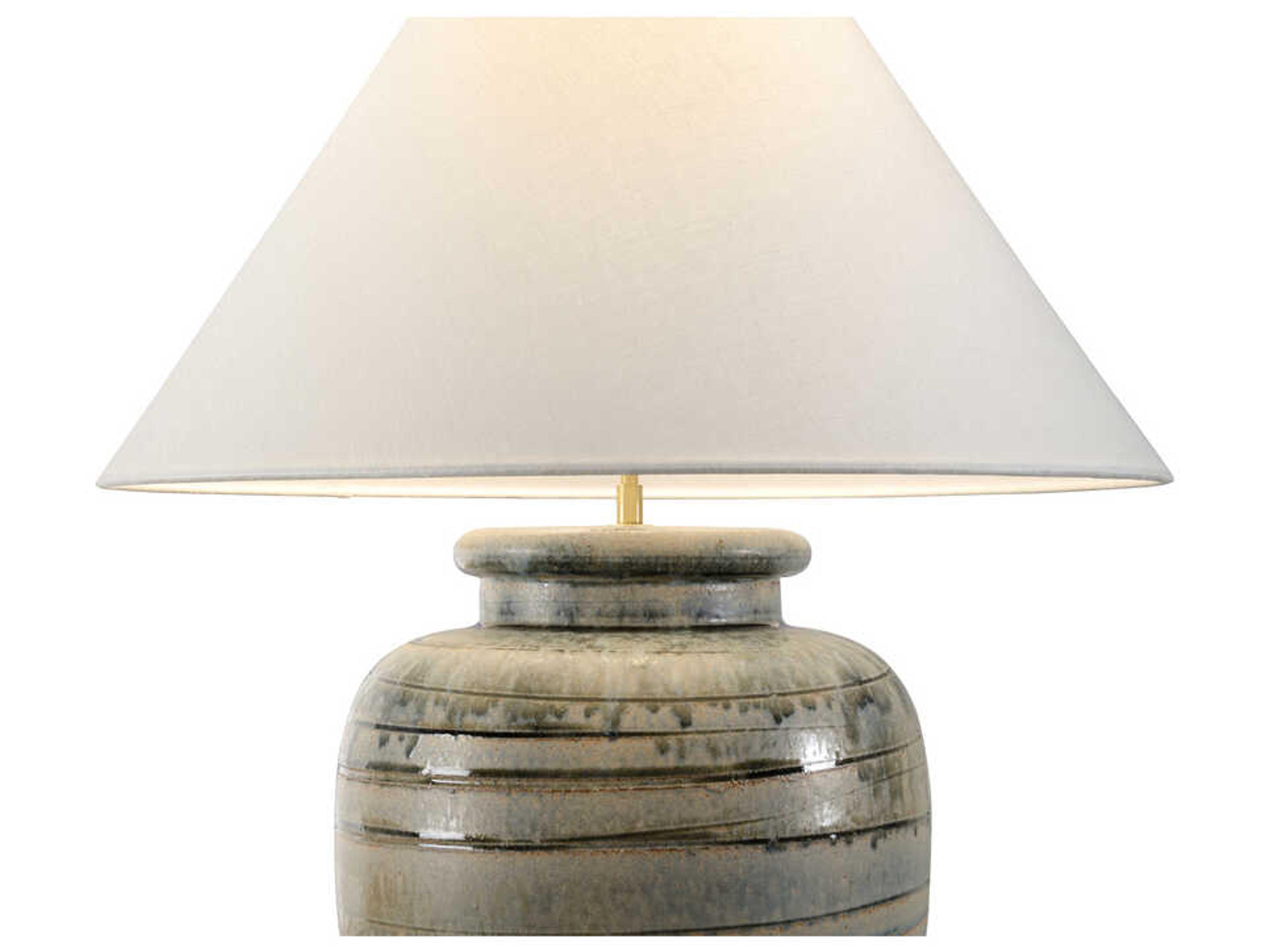 Wildwood Shiga Ayaka Grayish Green Table Lamp
