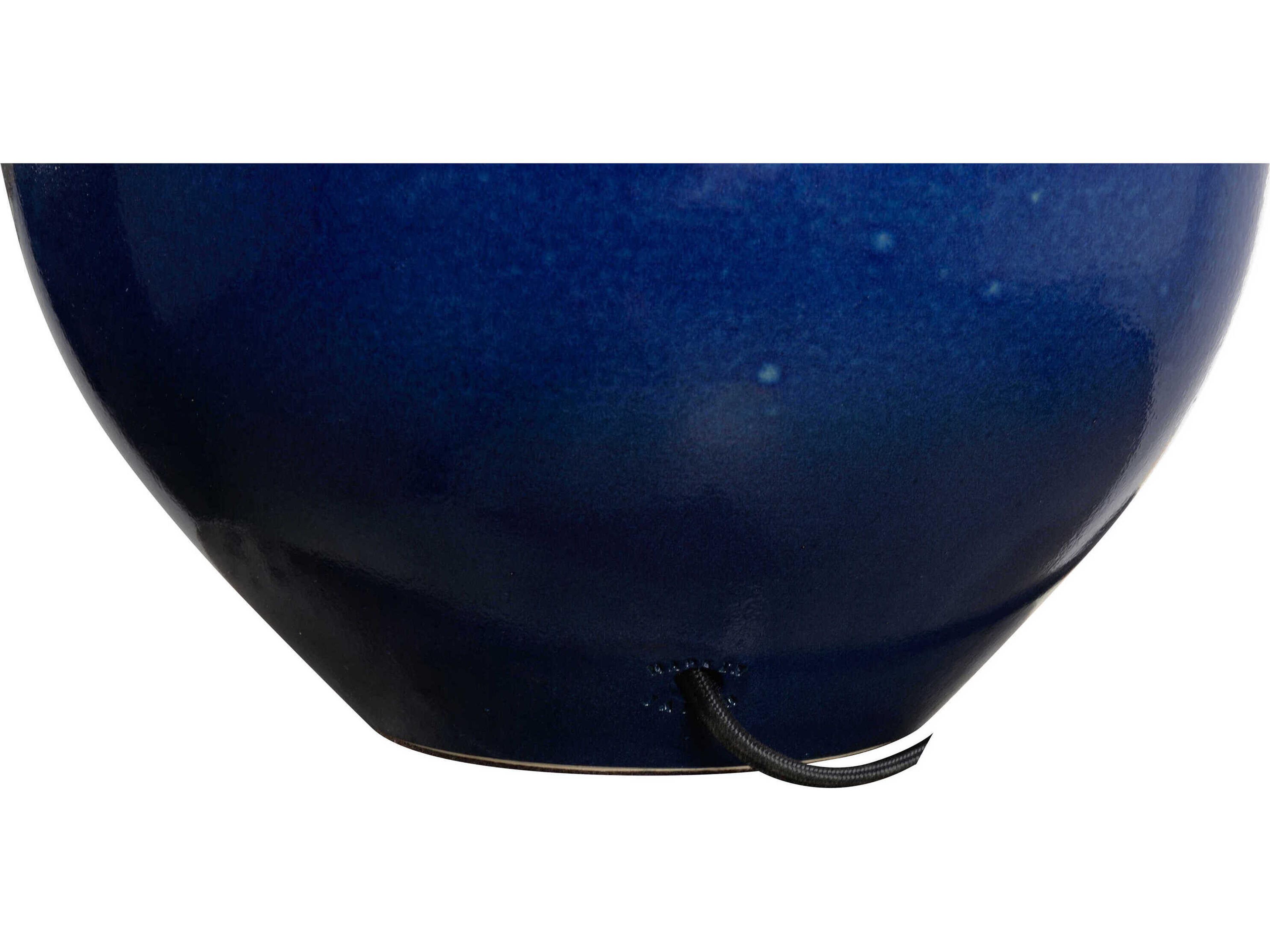 Wildwood Shiga Blue Blazes Cream Paper Buffet Lamp