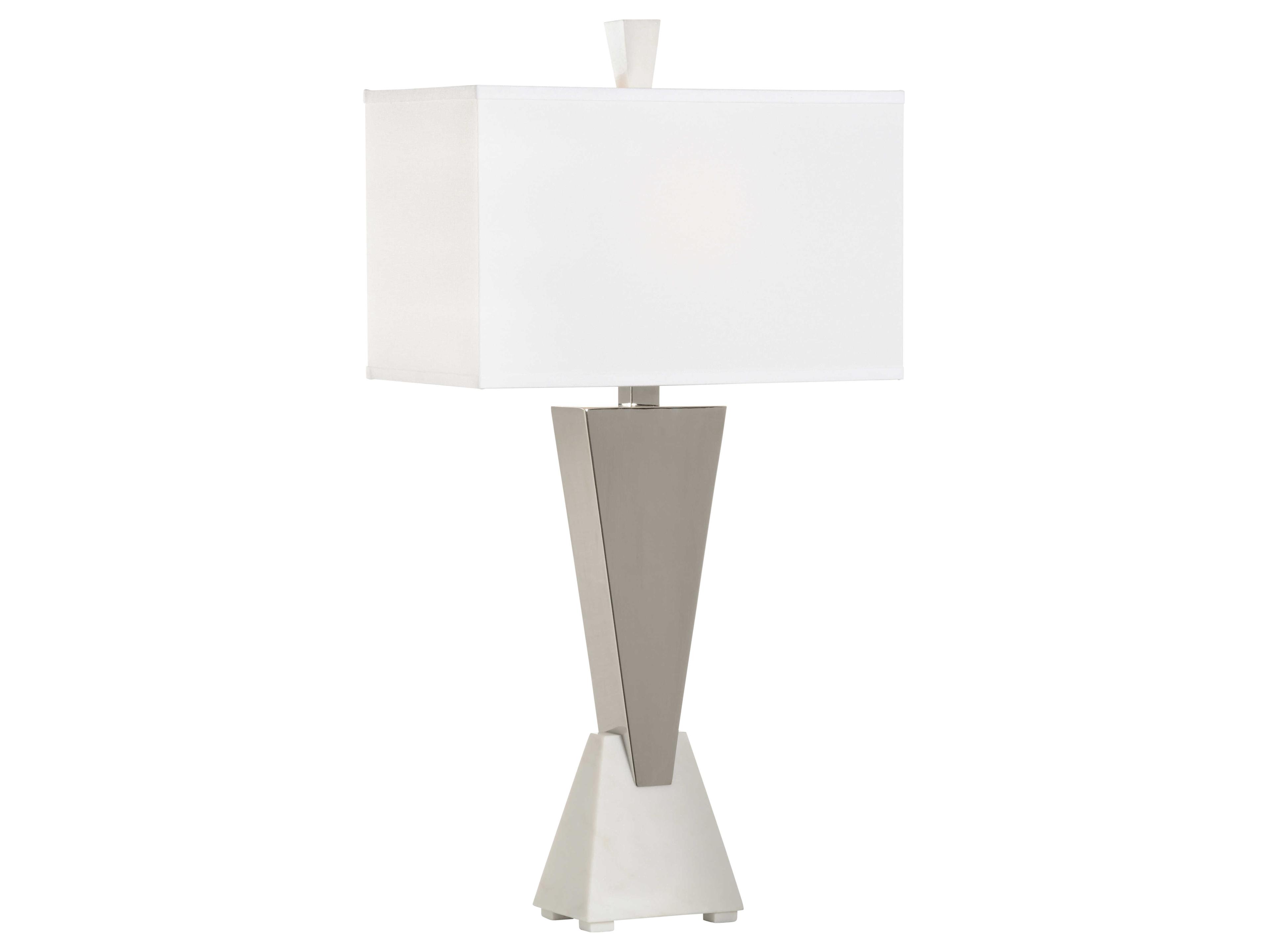 Wildwood Sterling White Off Linen Buffet Lamp