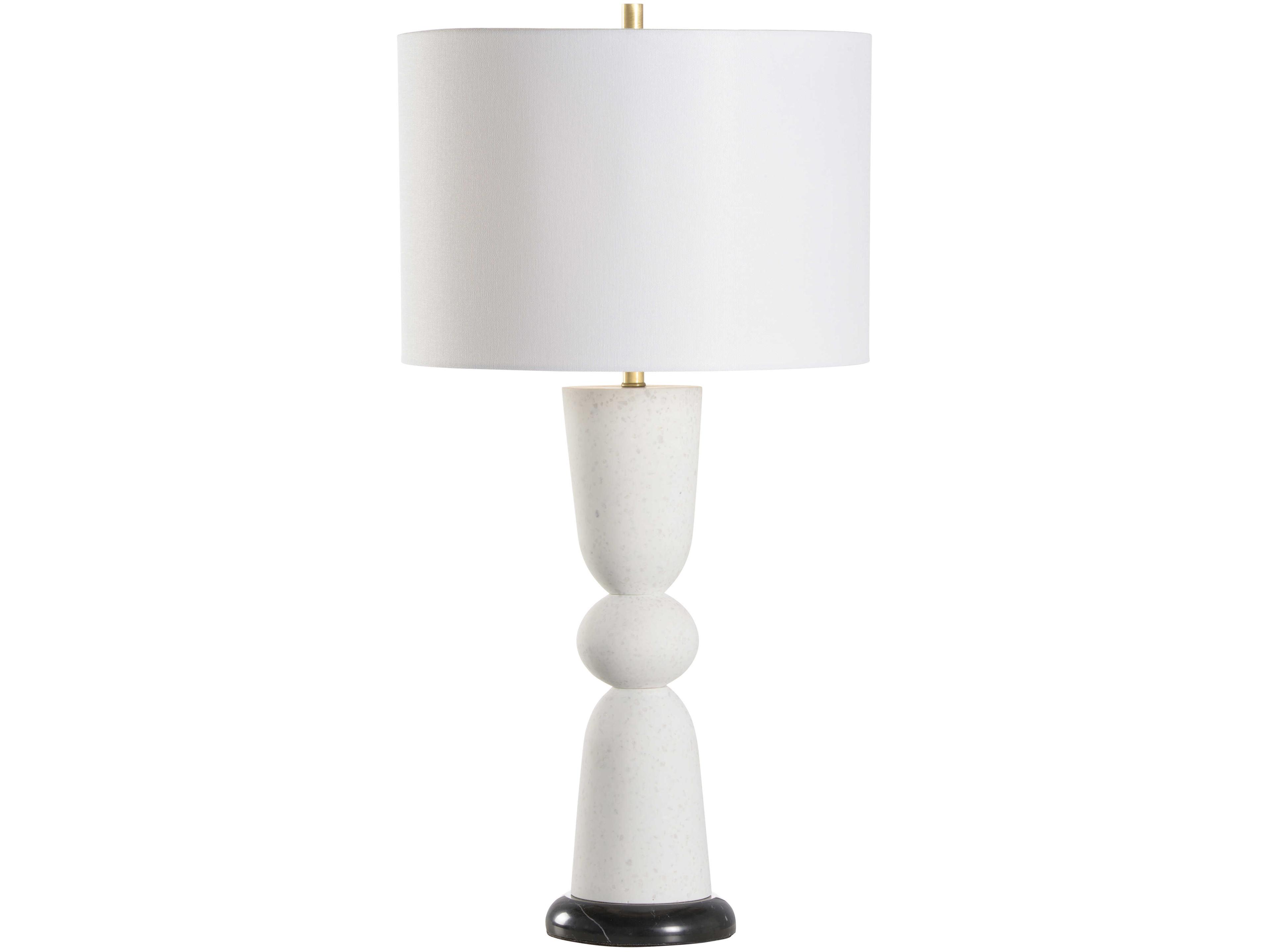 Wildwood Beau Off White Linen Buffet Lamp