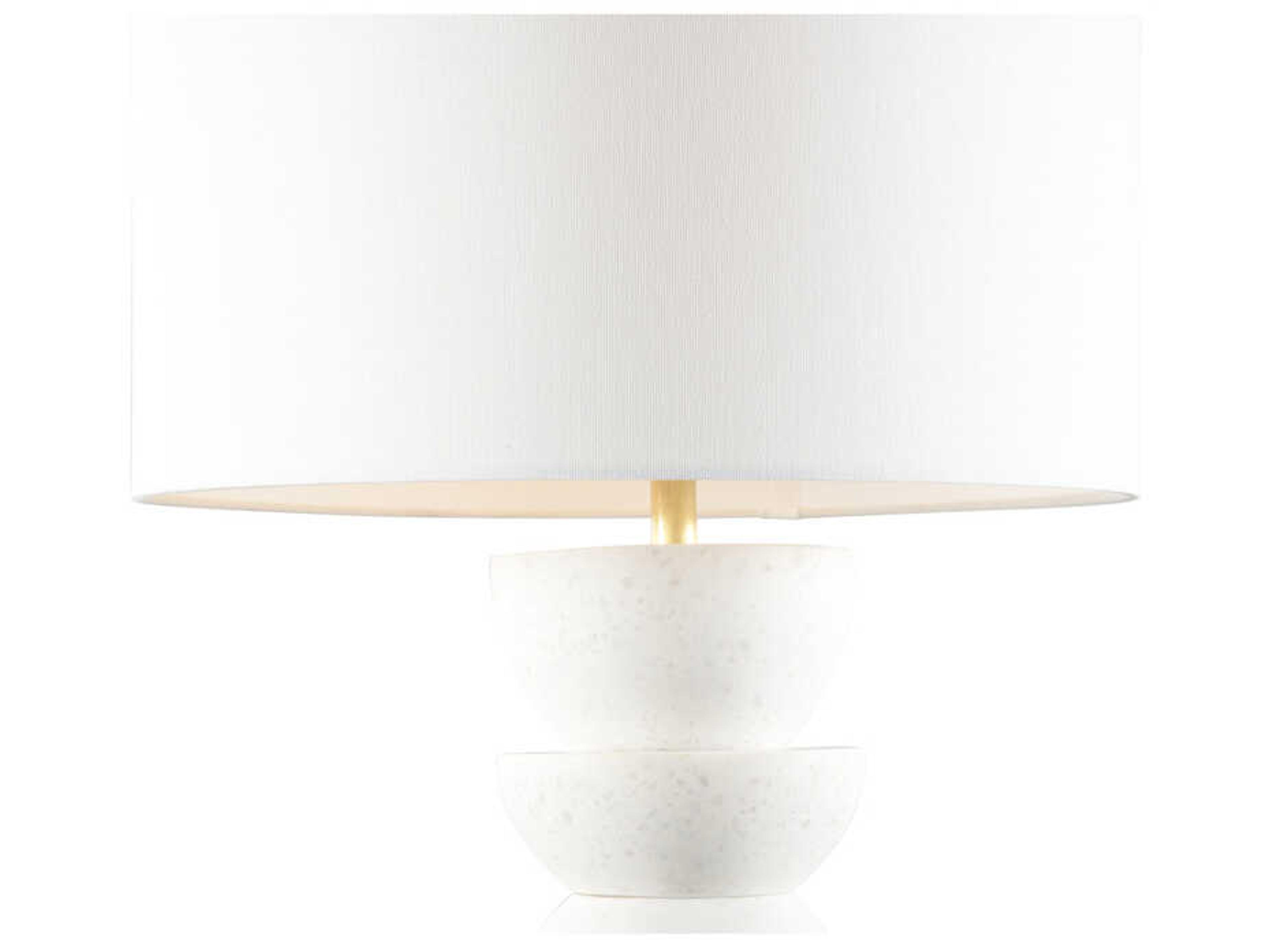 Wildwood Totem Off White Linen Buffet Lamp