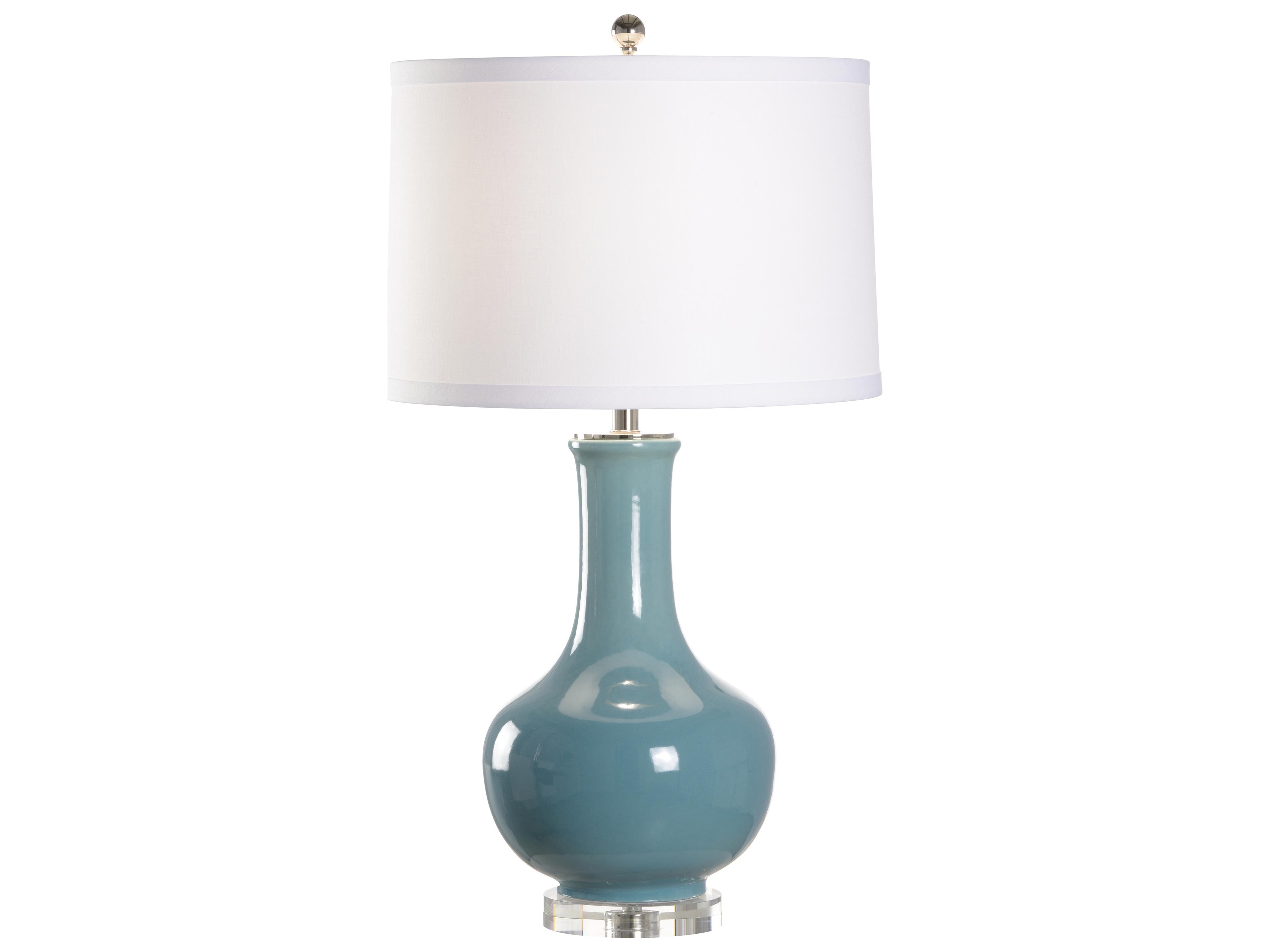 Eva Blue Buffet Lamp