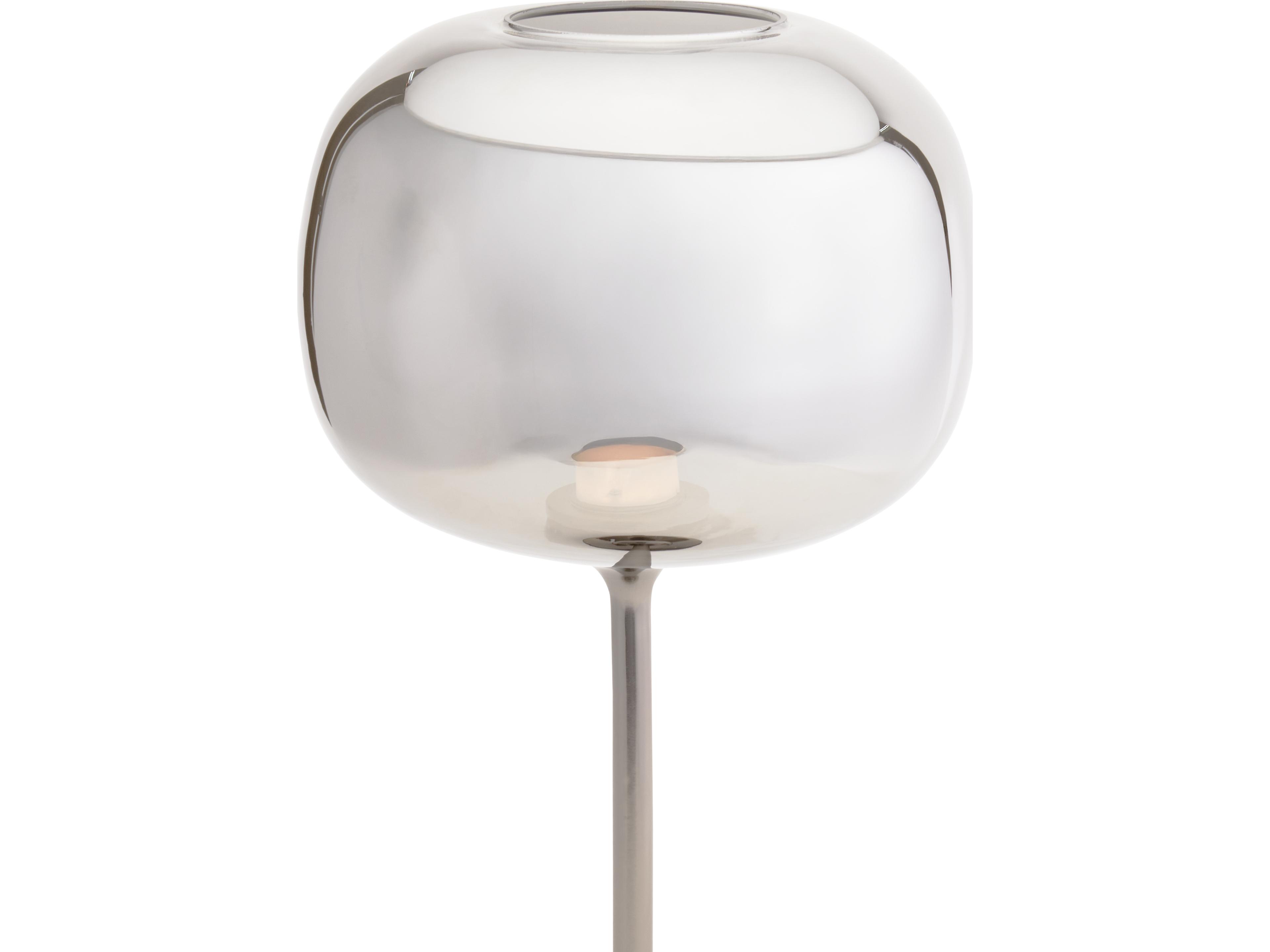 Wildwood Black Nickel Smoke Clear Table Lamp