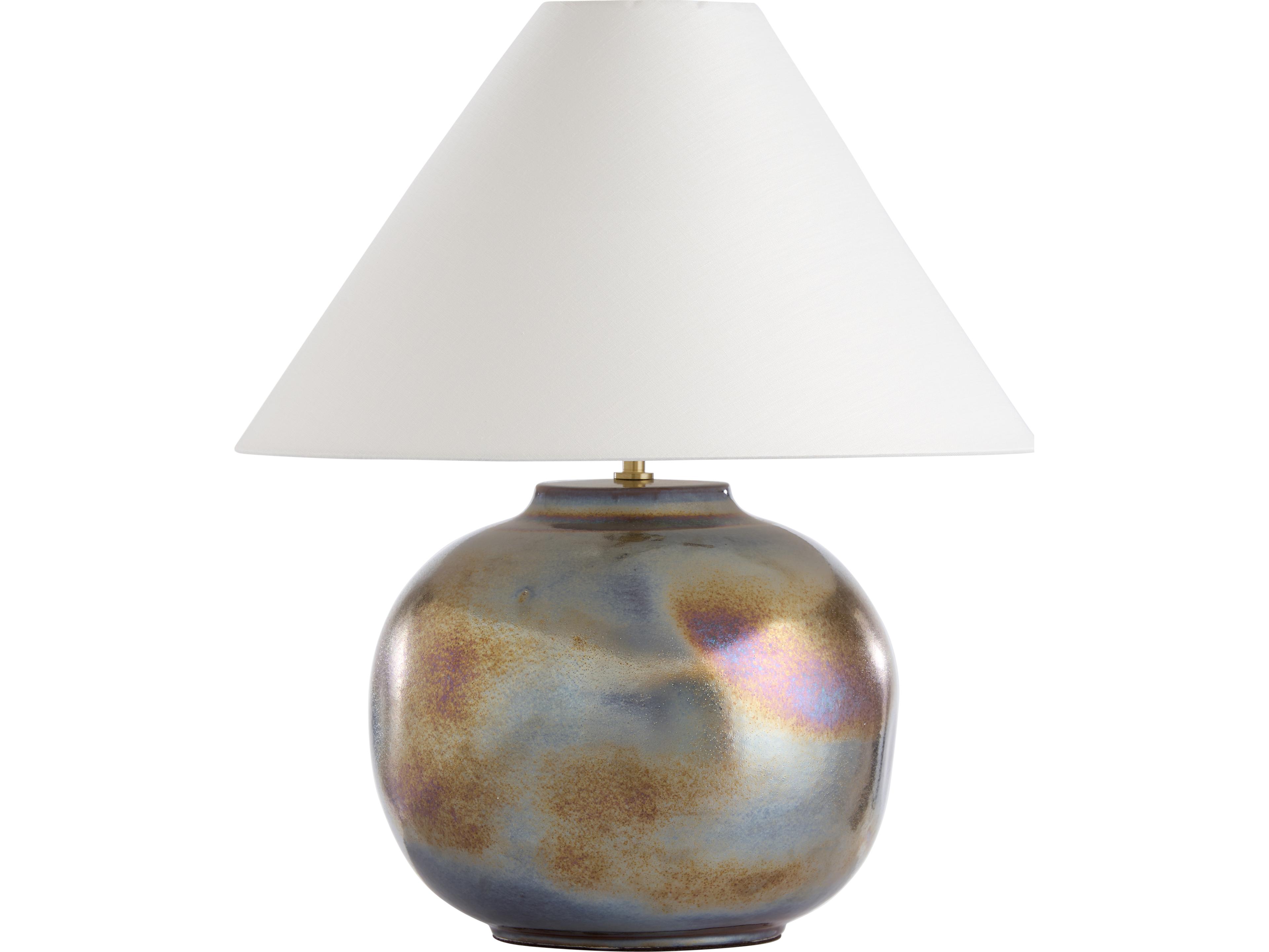Wildwood Reactive Glaze White Table Lamp
