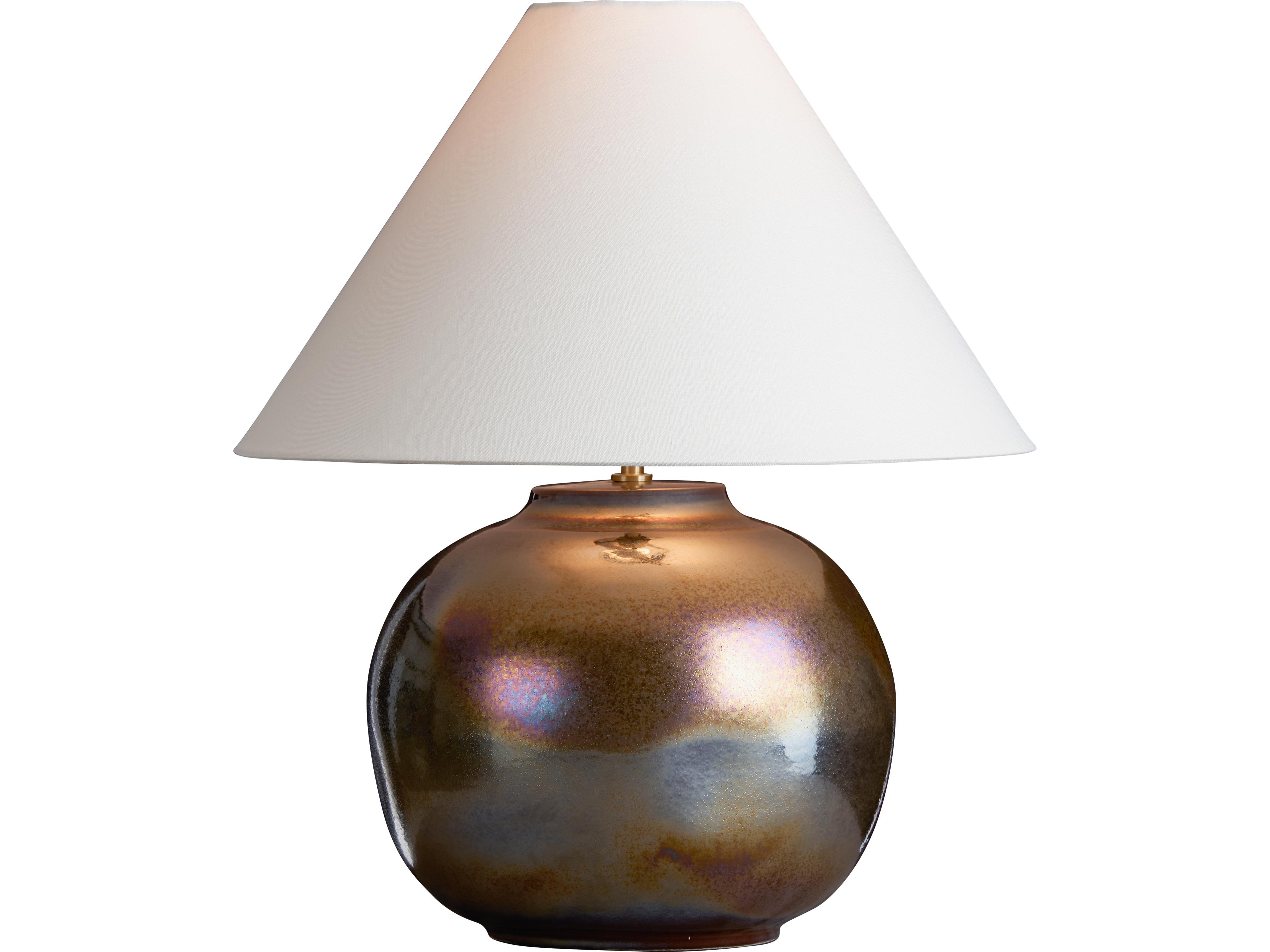 Wildwood Reactive Glaze White Table Lamp