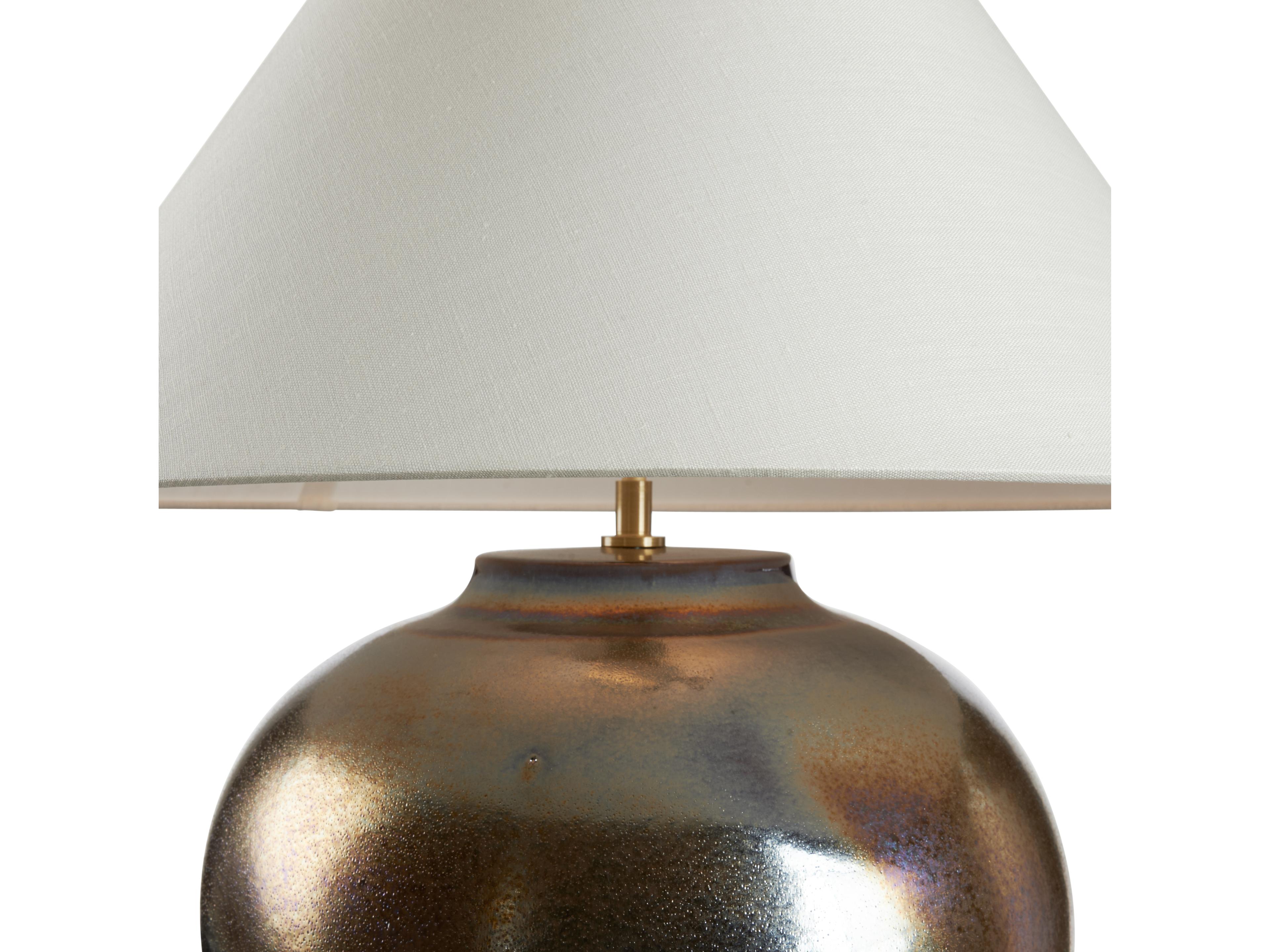 Wildwood Reactive Glaze White Table Lamp