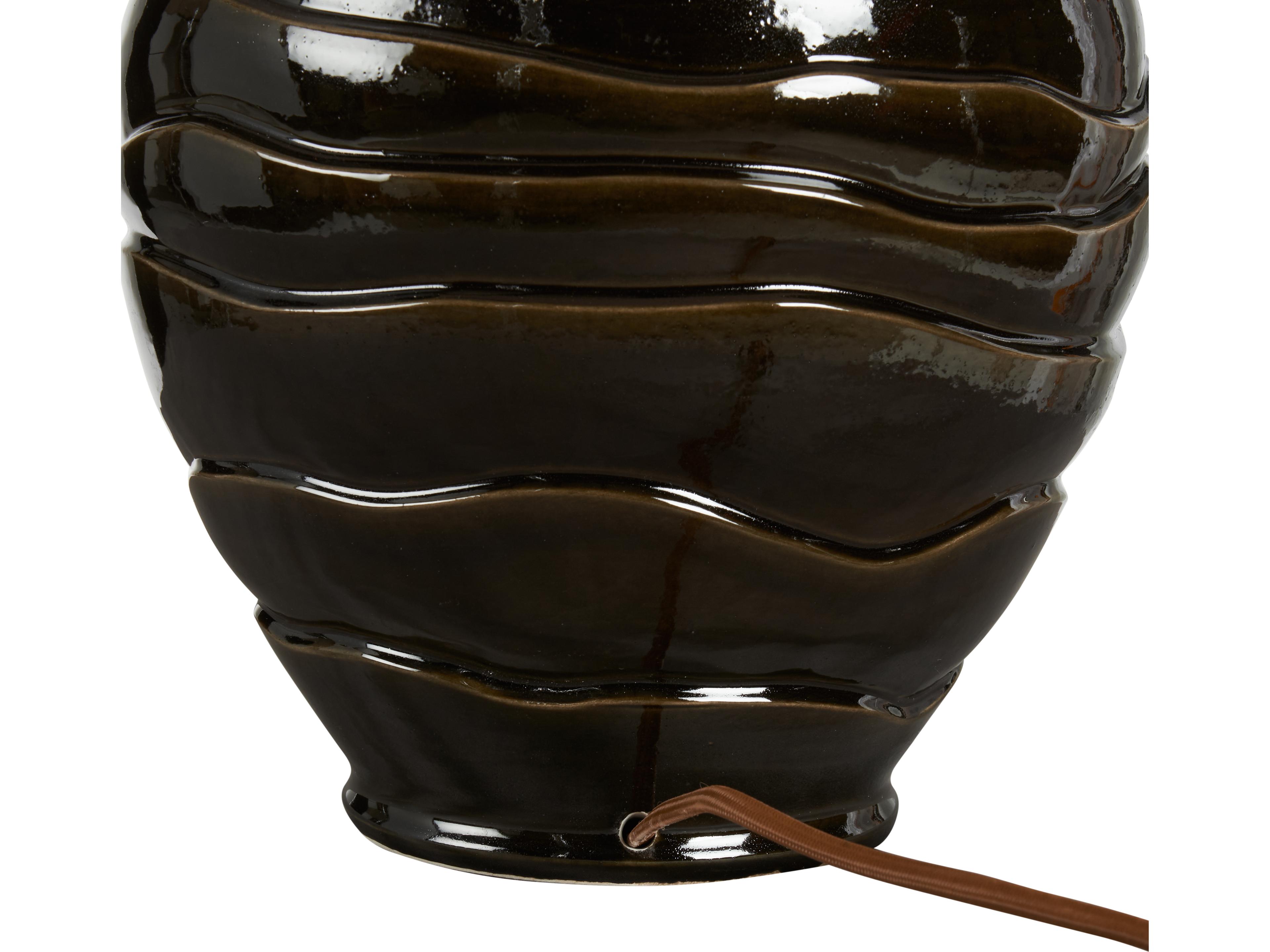 Wildwood Greenish Brown Glaze Table Lamp