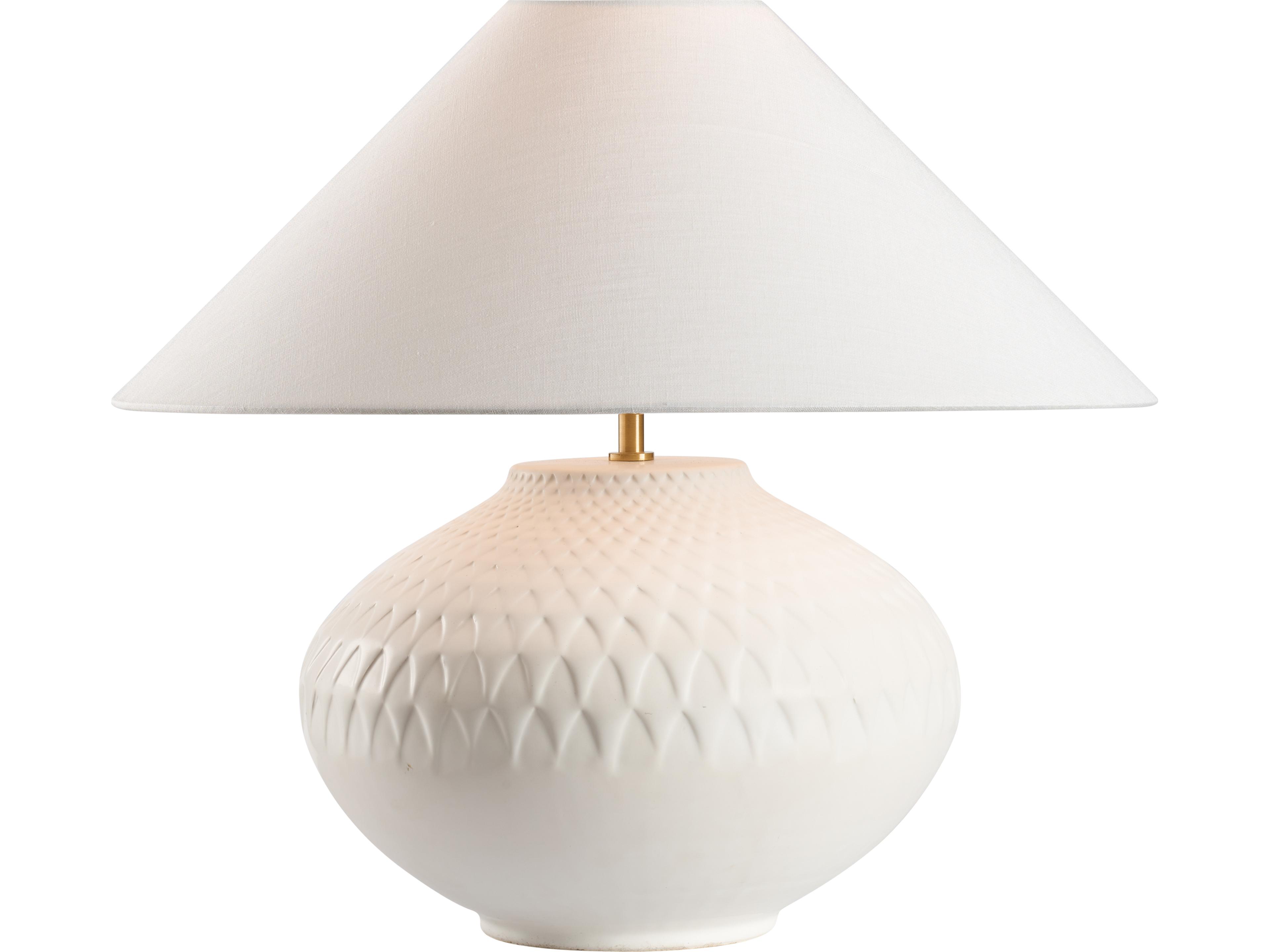 Matte White Glaze Table Lamp
