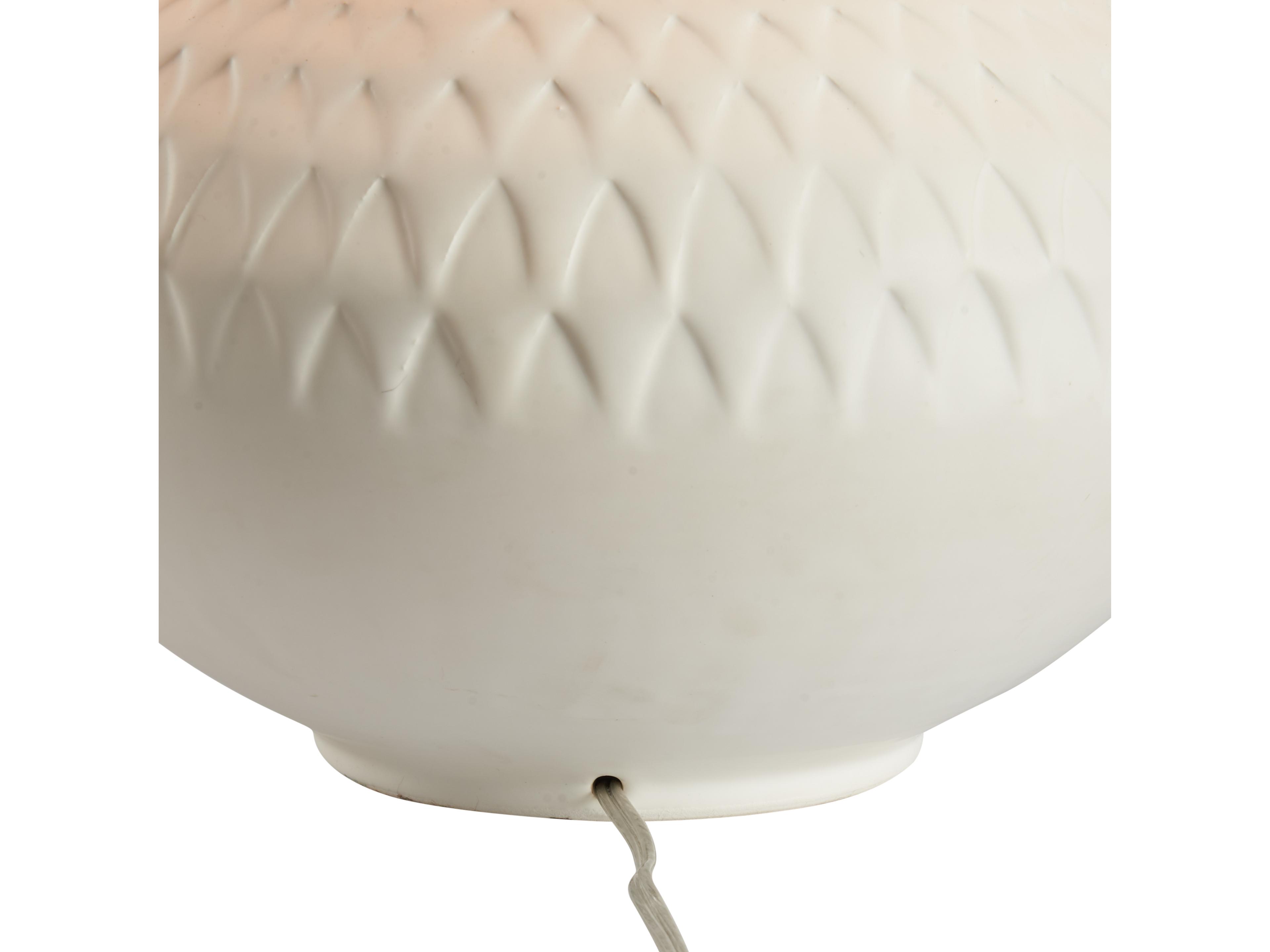 Wildwood Matte White Glaze Table Lamp