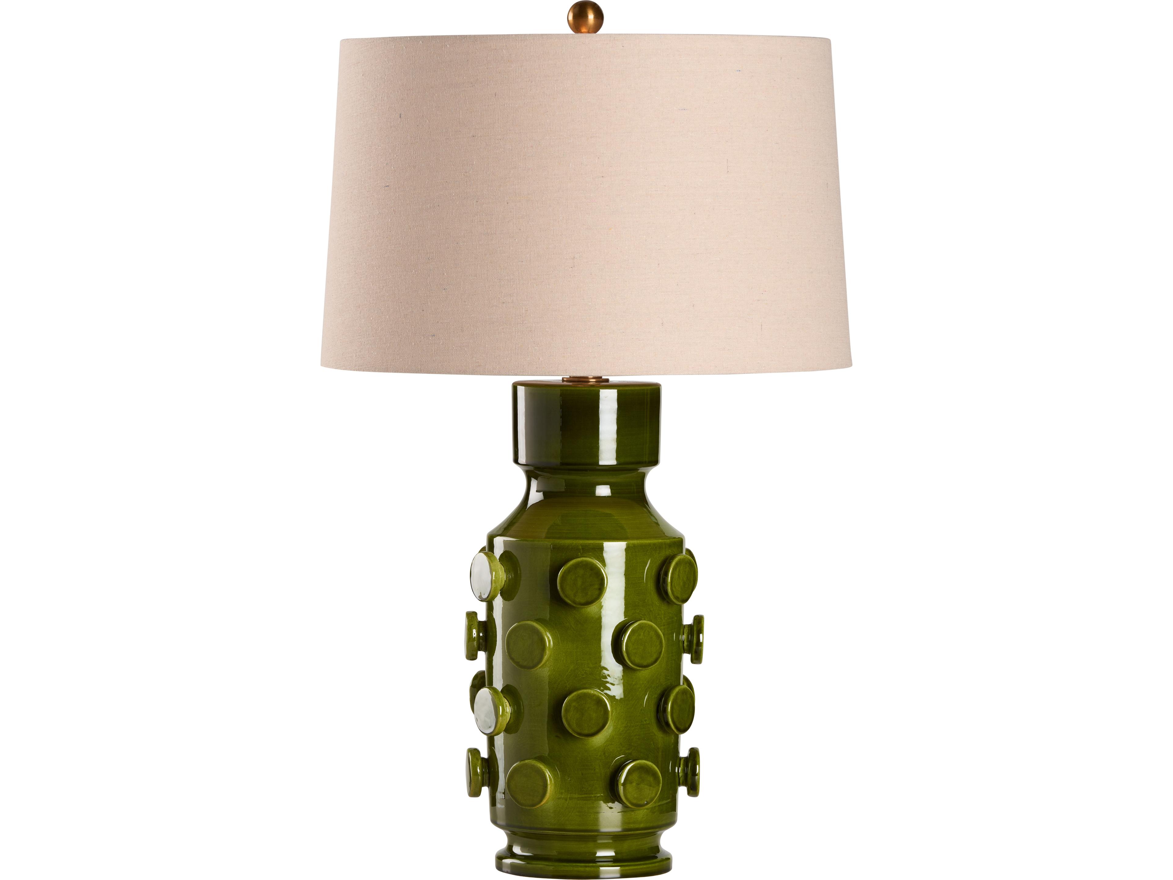 Green Glaze Table Lamp
