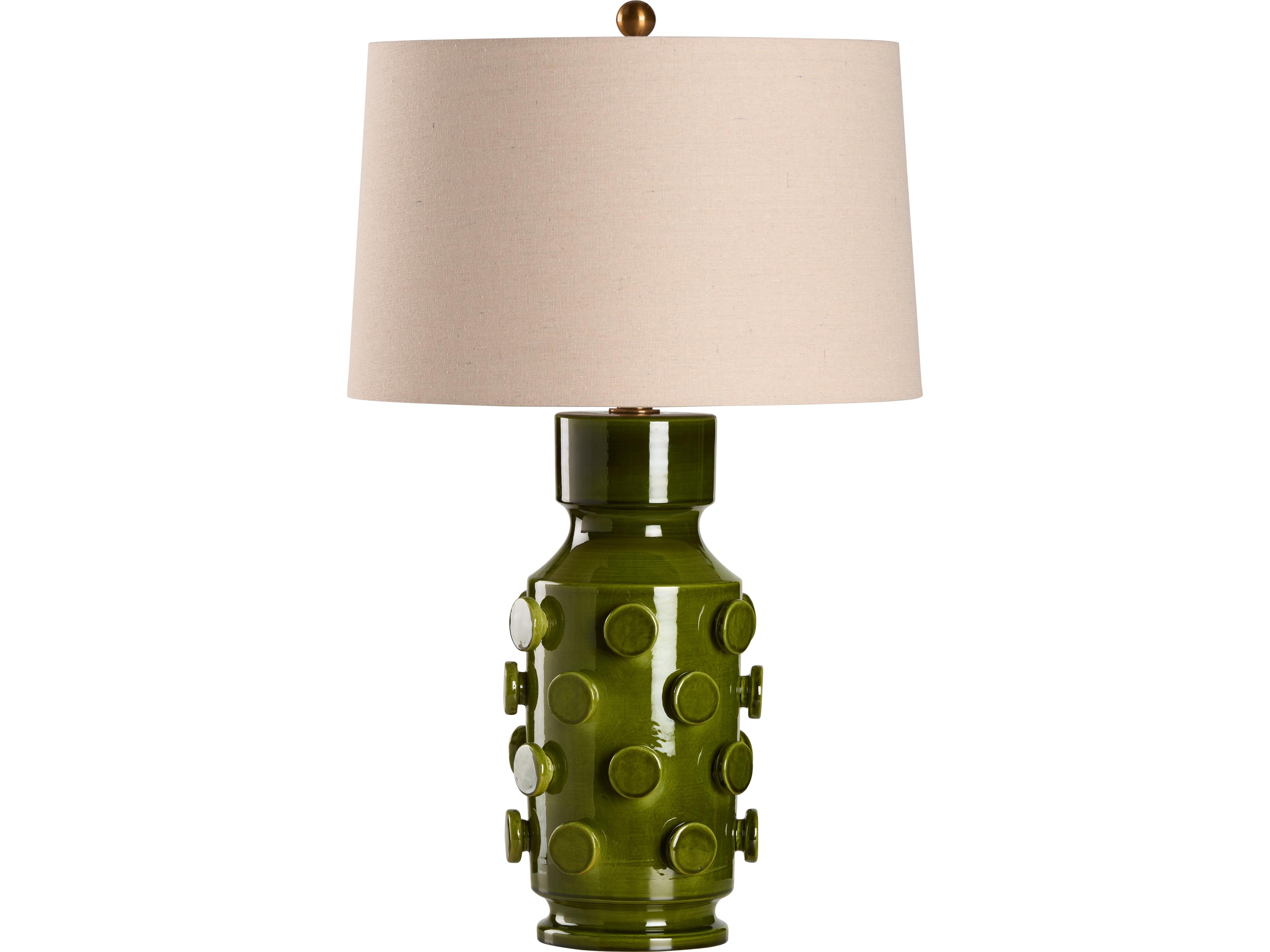 Wildwood Green Glaze Table Lamp