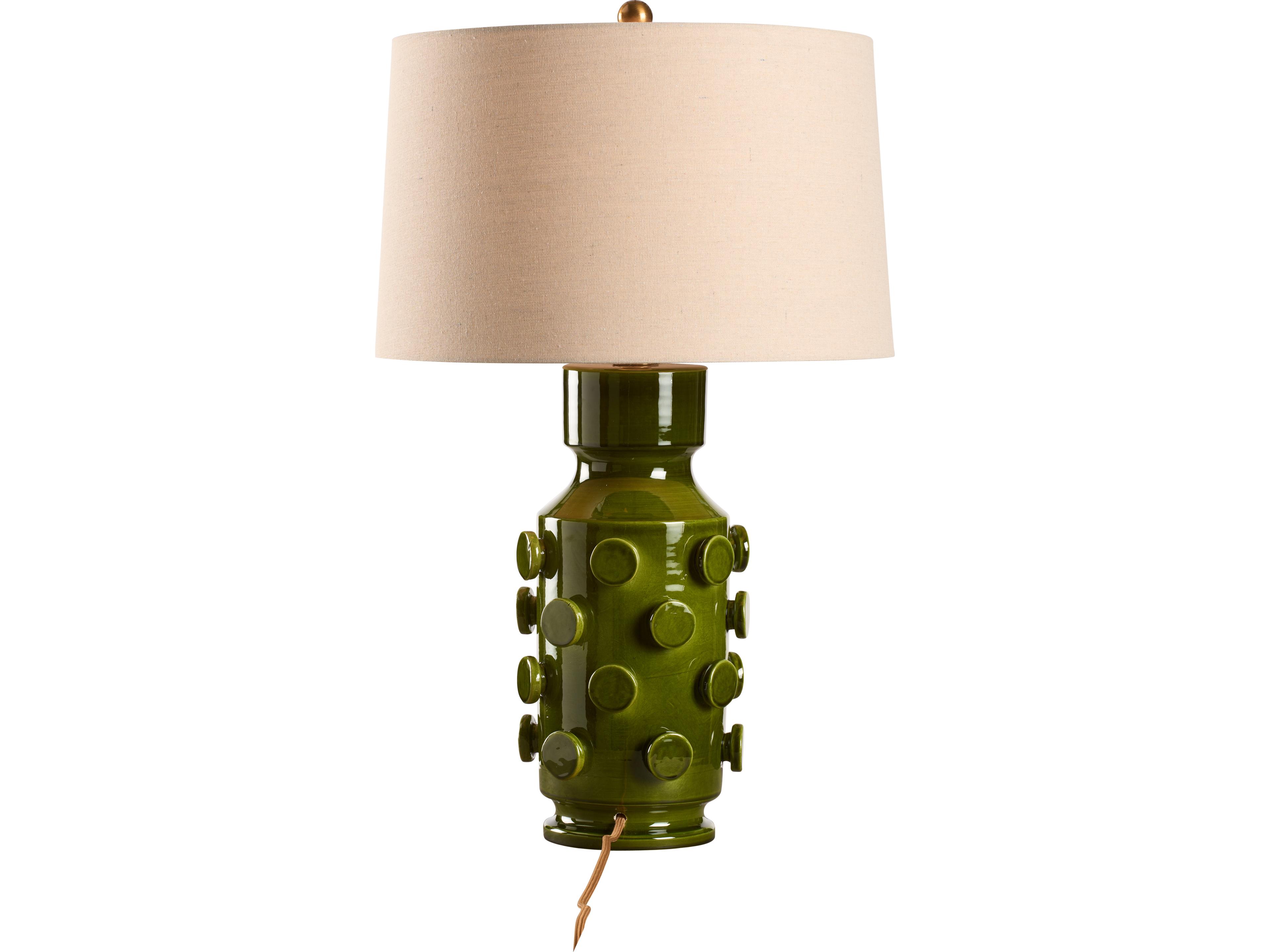 Wildwood Green Glaze Table Lamp