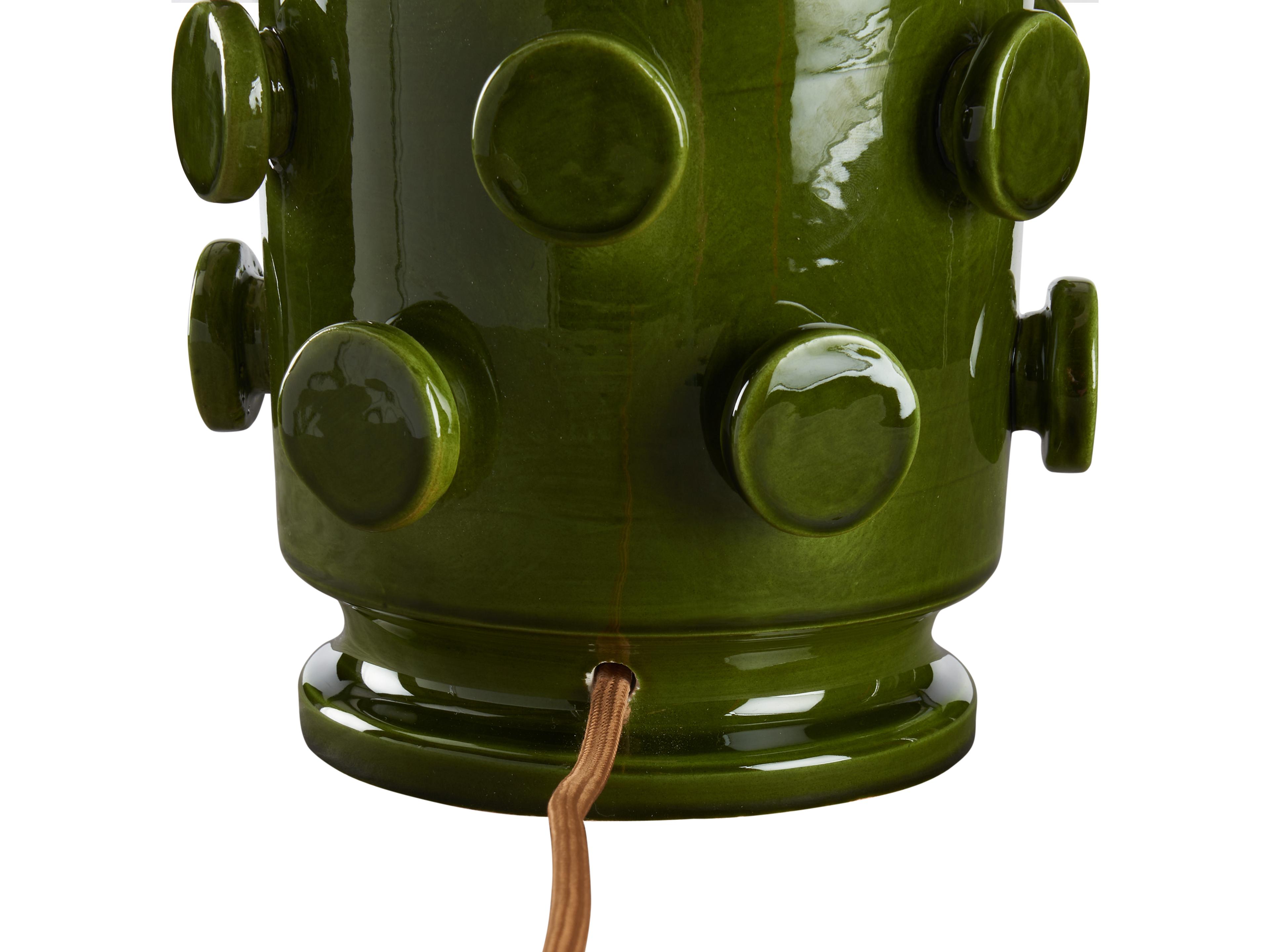 Wildwood Green Glaze Table Lamp