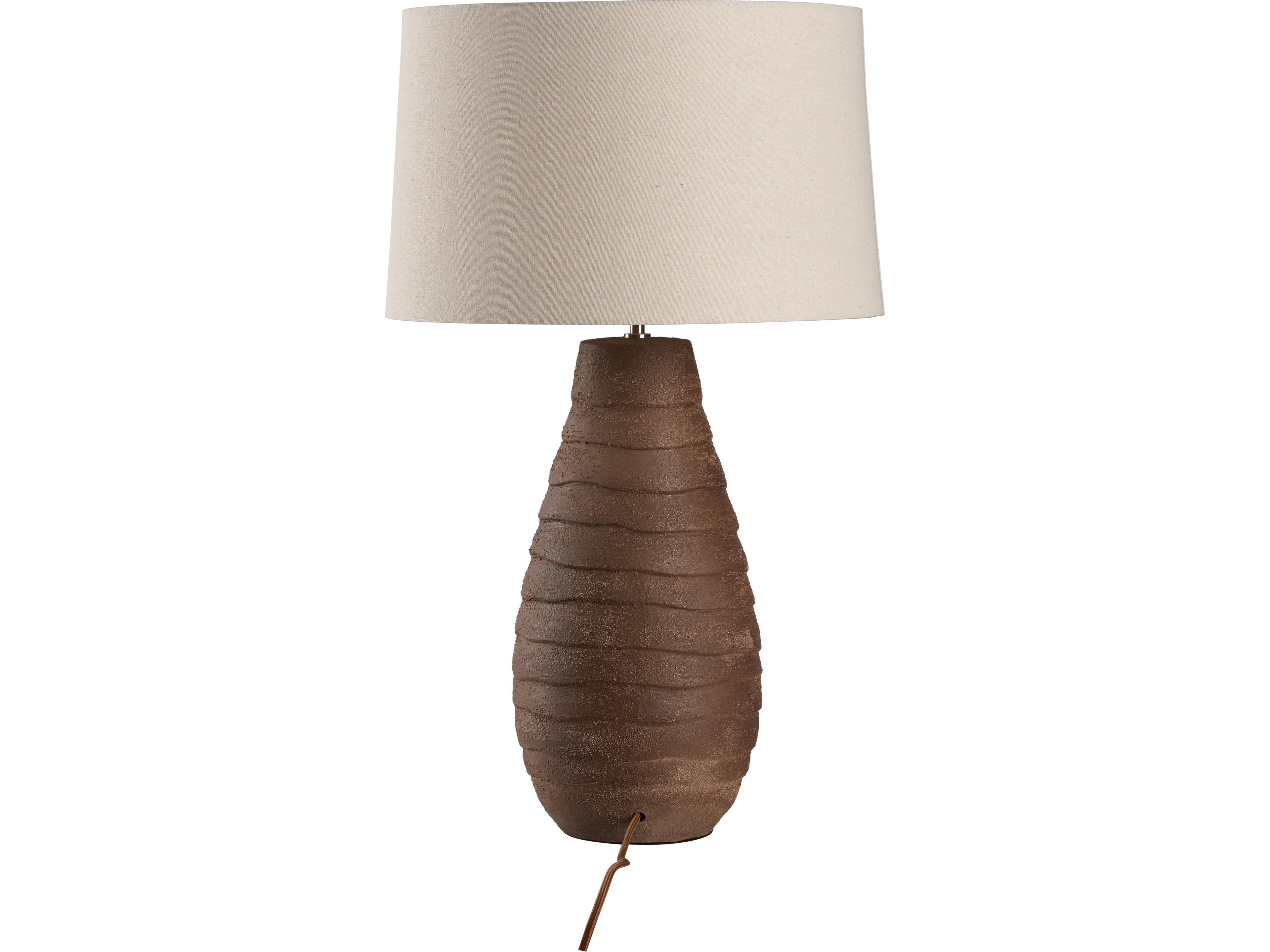 Wildwood Brown Sand Glaze Traditional Table Lamp