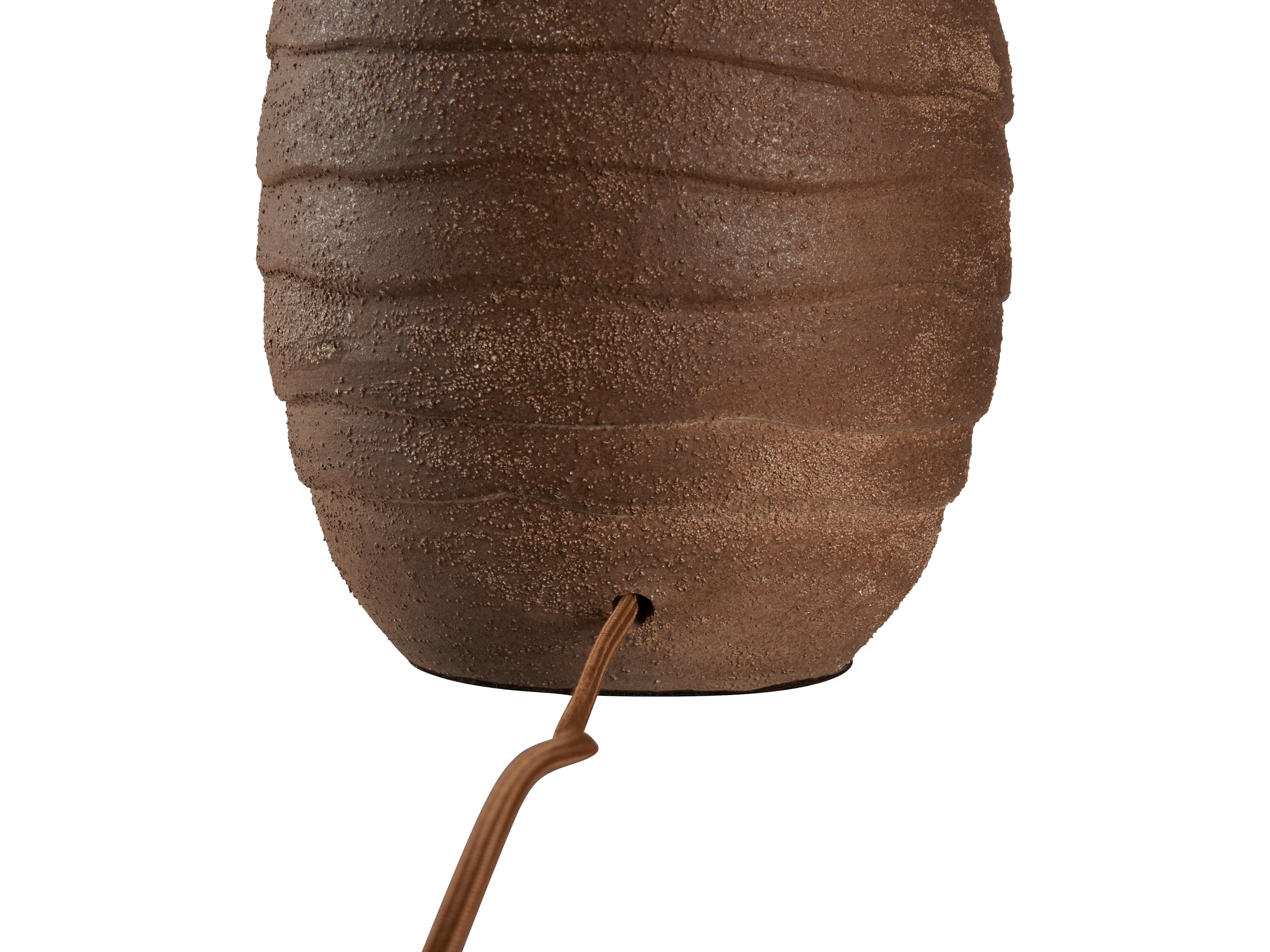 Wildwood Brown Sand Glaze Traditional Table Lamp