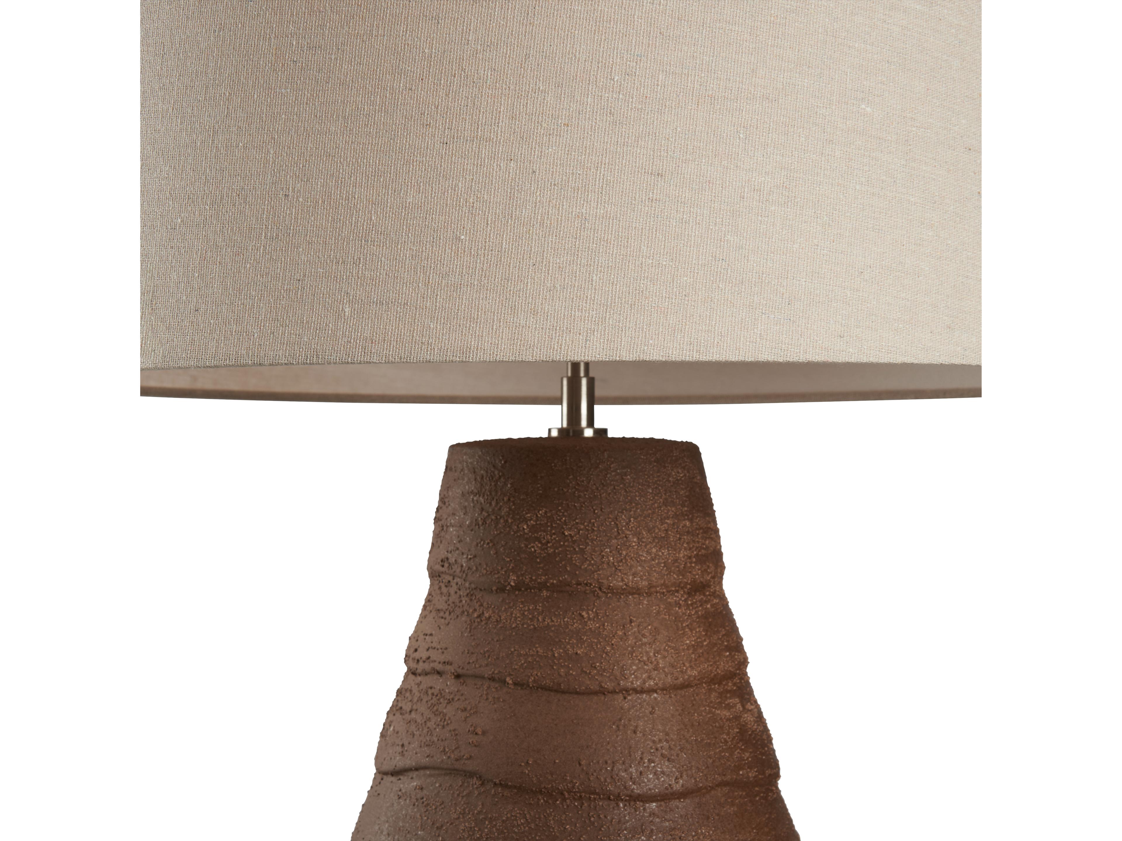 Wildwood Brown Sand Glaze Traditional Table Lamp