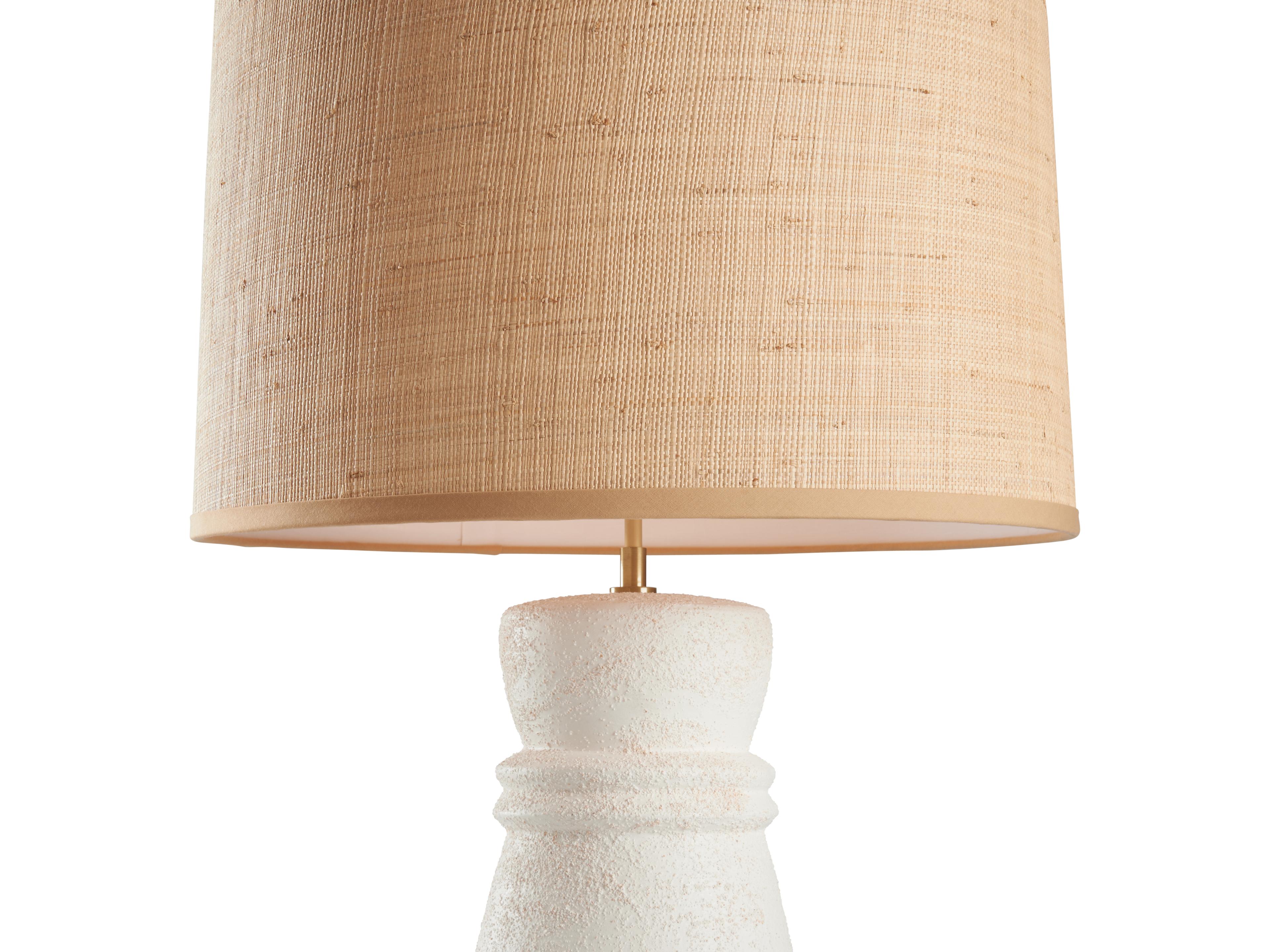 Wildwood Bianco Sabbiato White Traditional Buffet Lamp