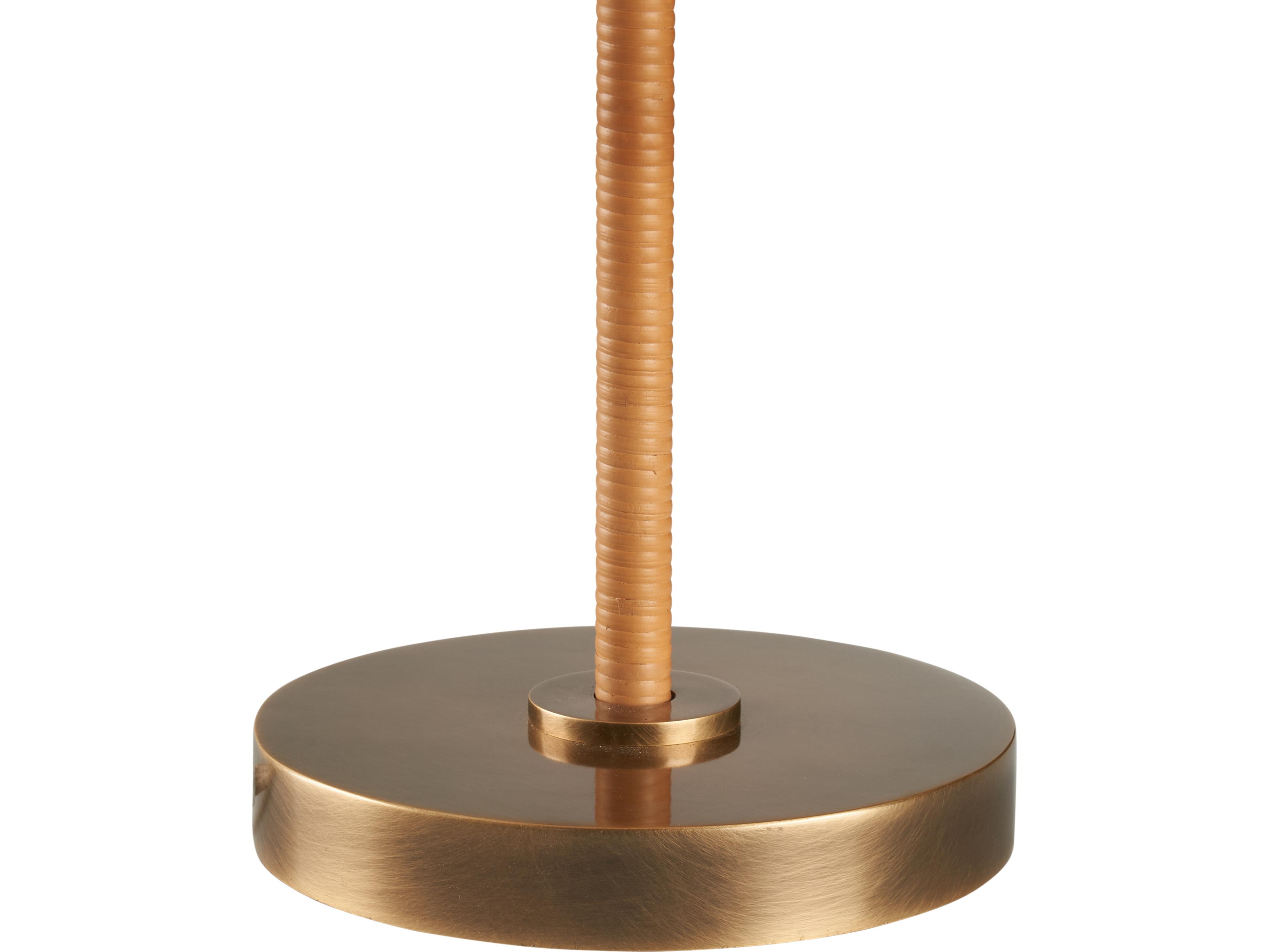 Wildwood Natural Antique Brass Buffet Lamp