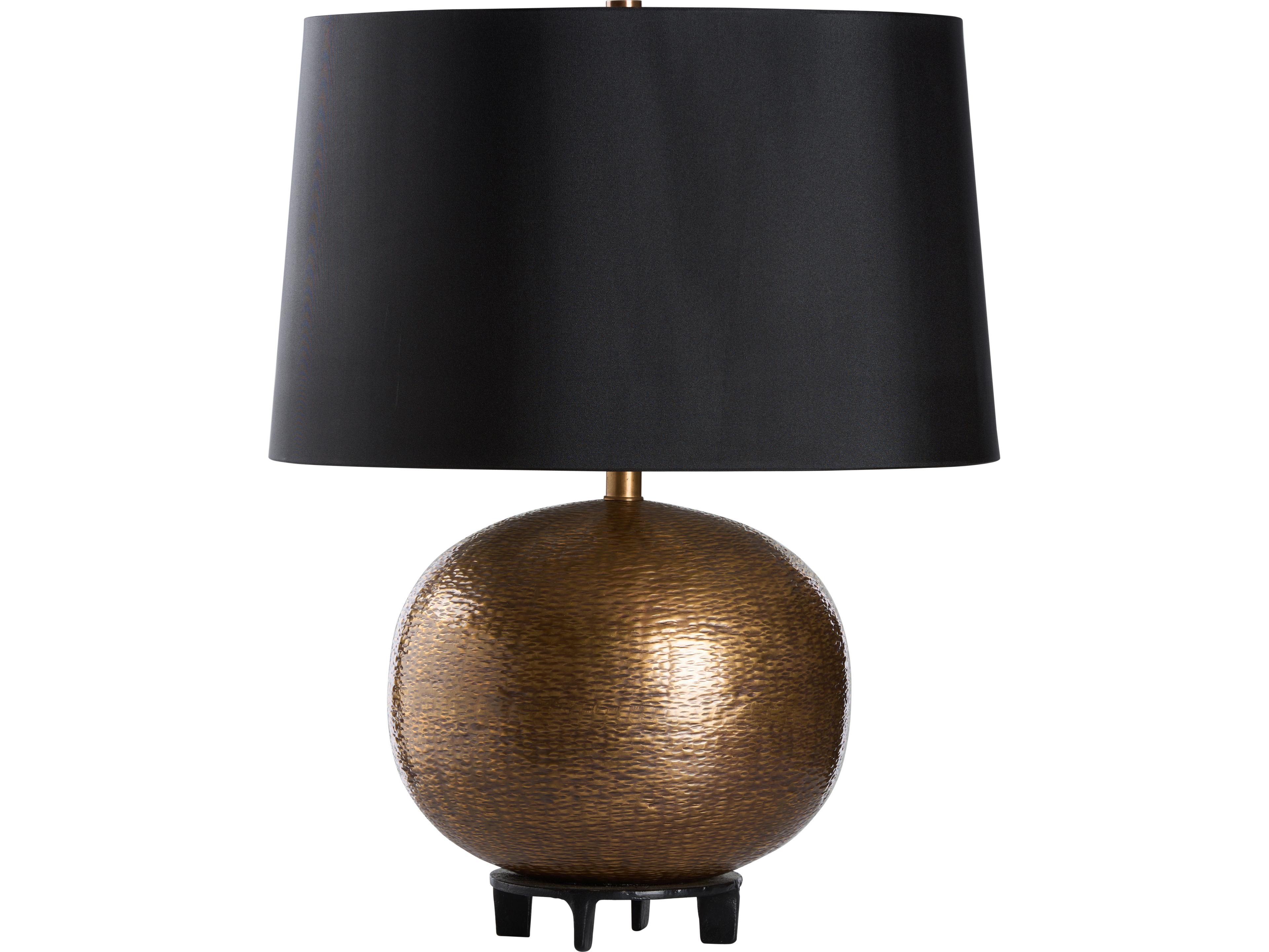 Wildwood Vintage Brass Wrought Iron Table Lamp