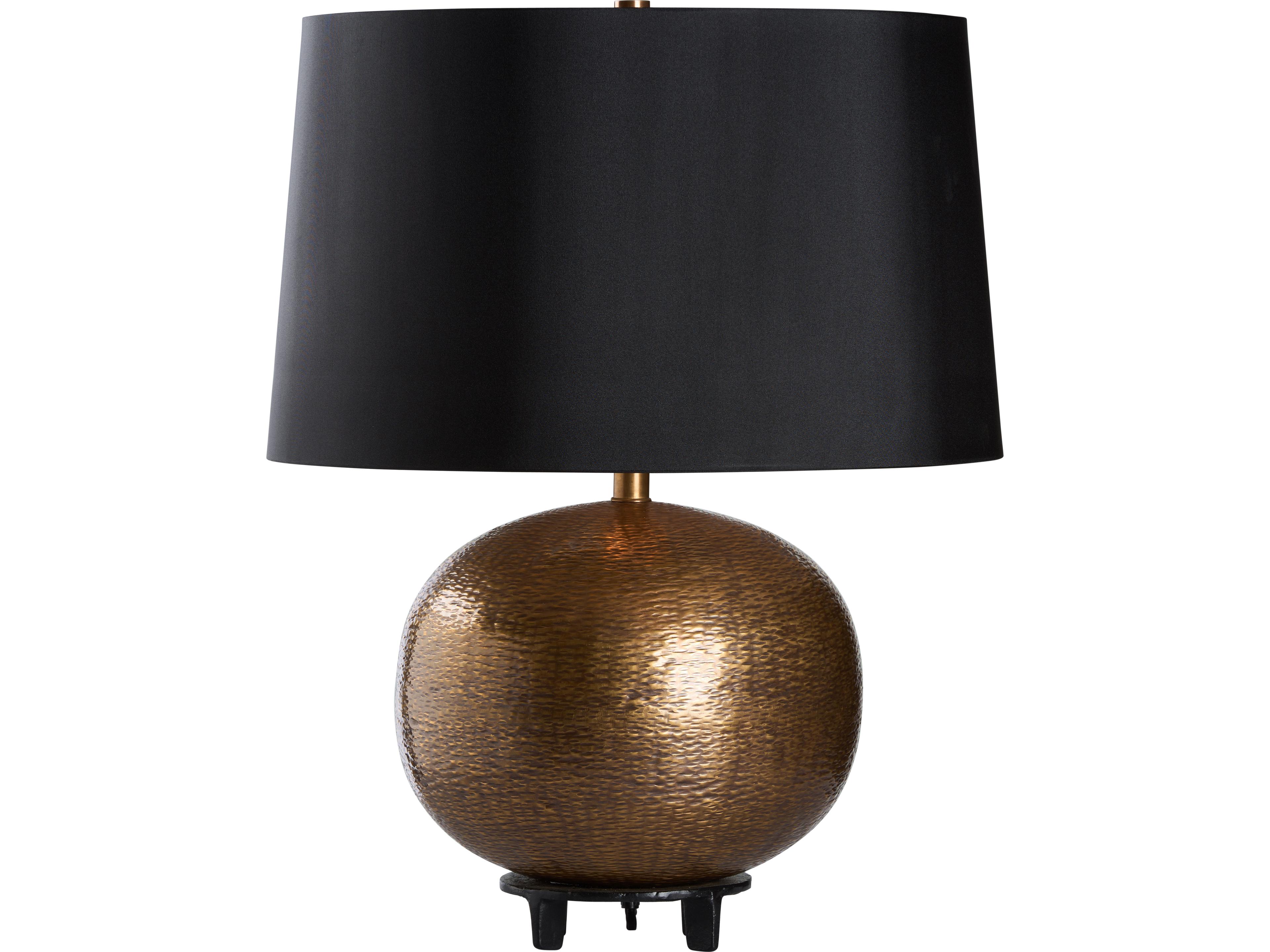 Wildwood Vintage Brass Wrought Iron Table Lamp