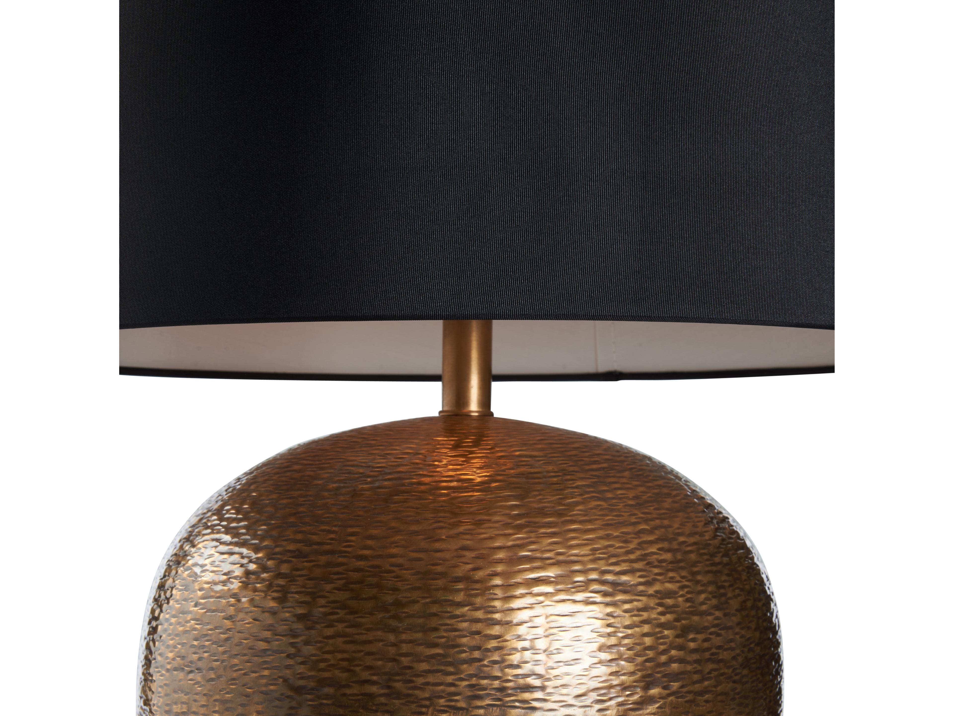 Wildwood Vintage Brass Wrought Iron Table Lamp