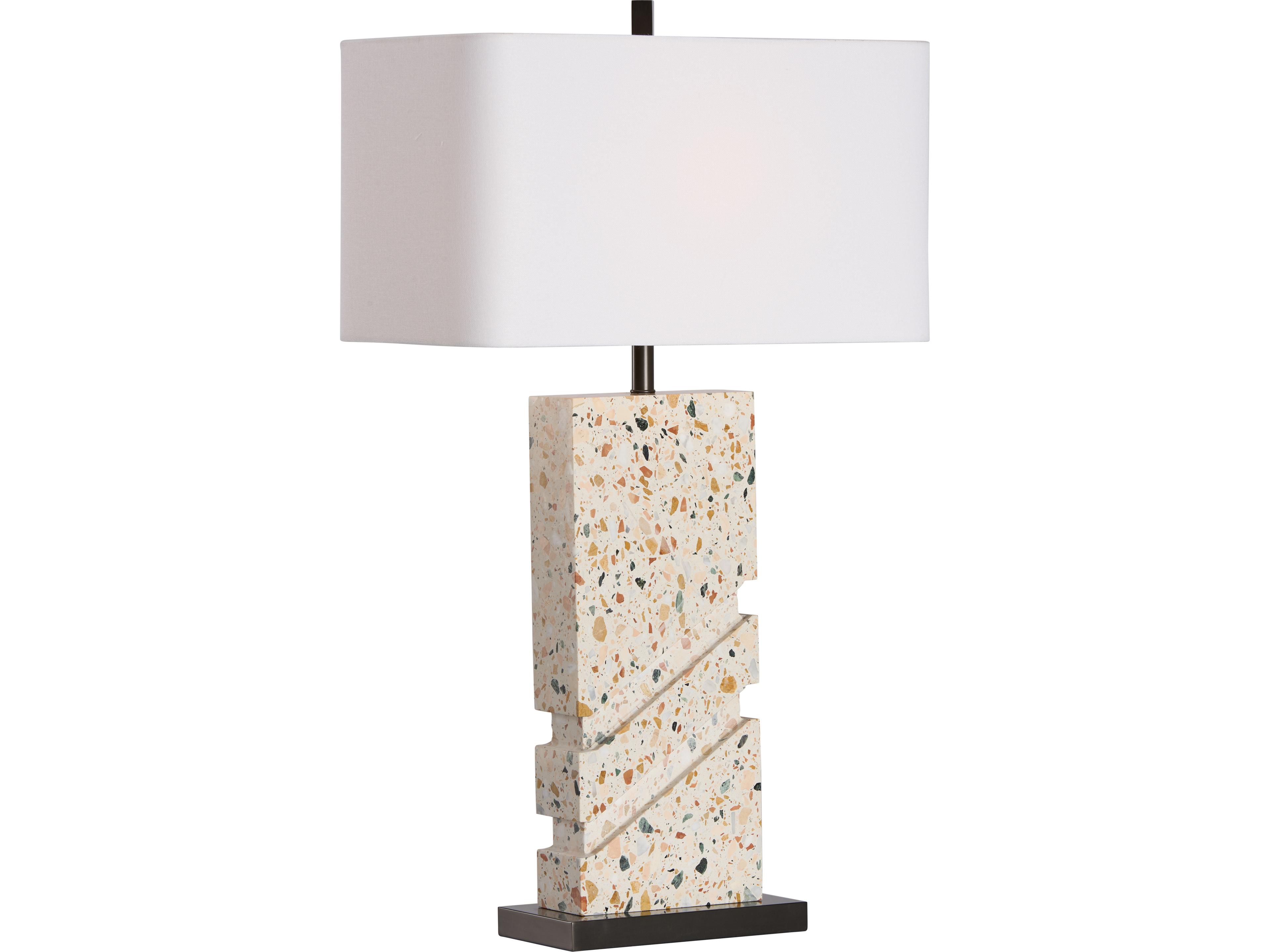 Wildwood Terrazzo White Table Lamp