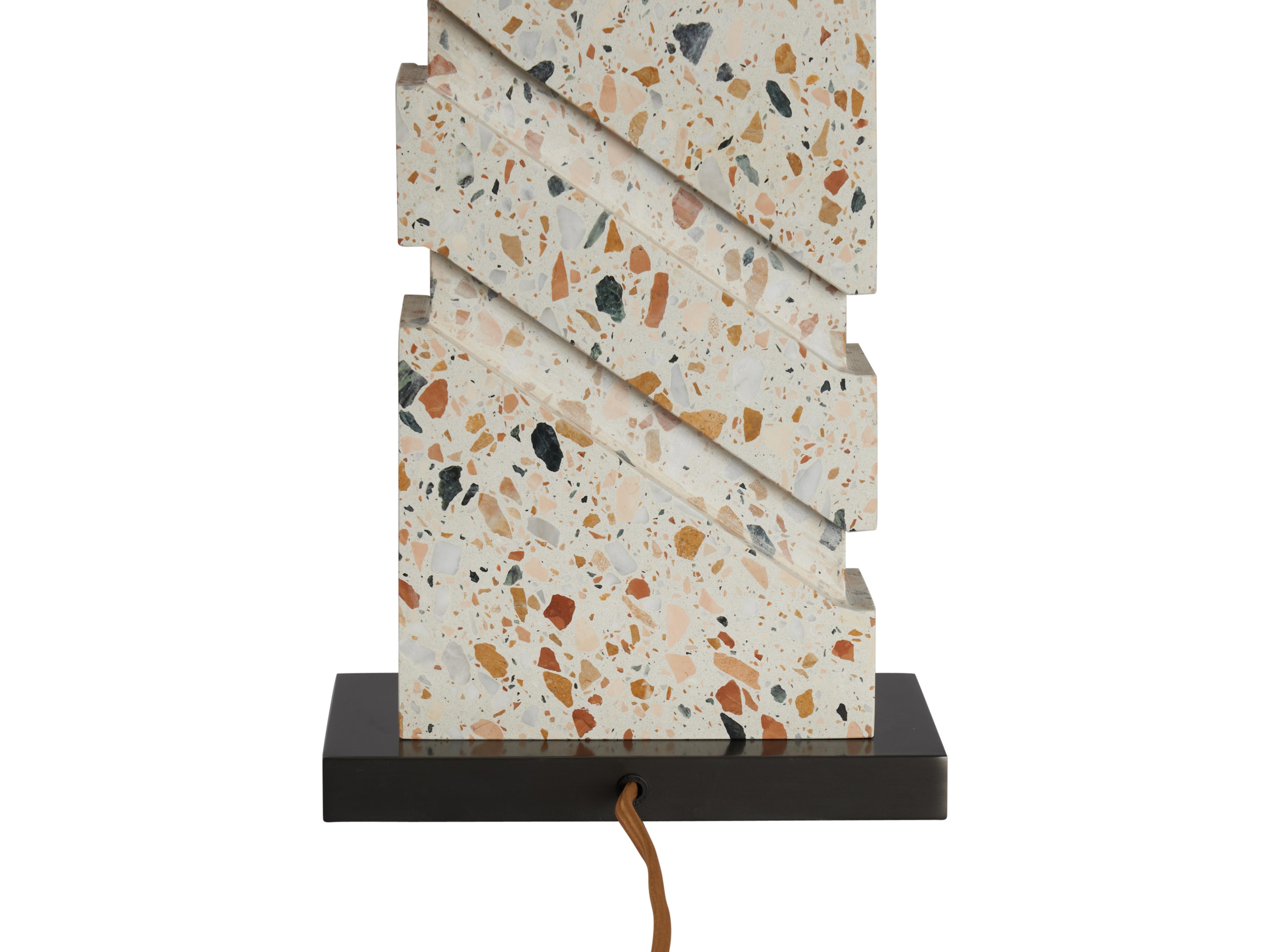 Wildwood Terrazzo White Table Lamp