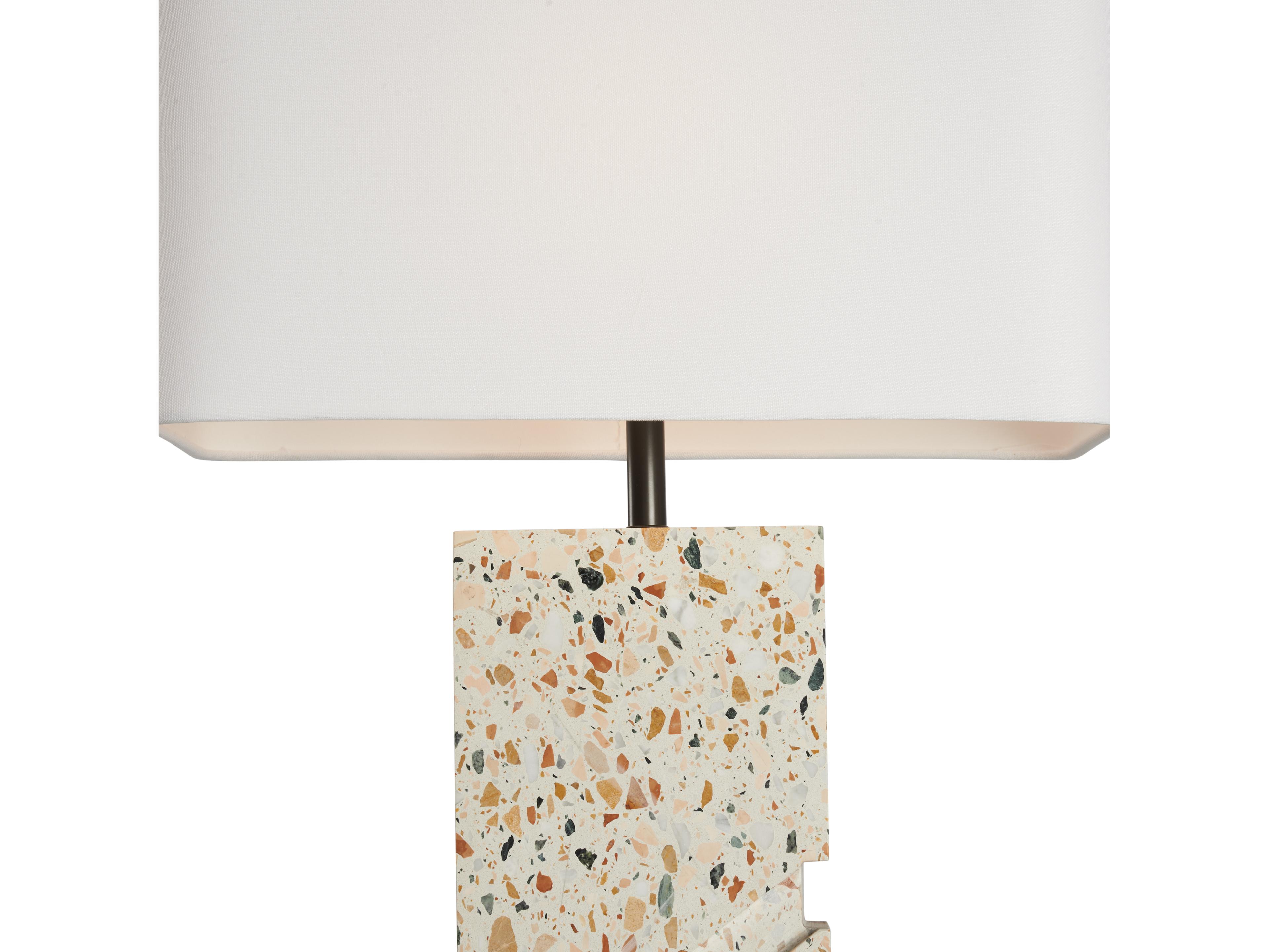 Wildwood Terrazzo White Table Lamp