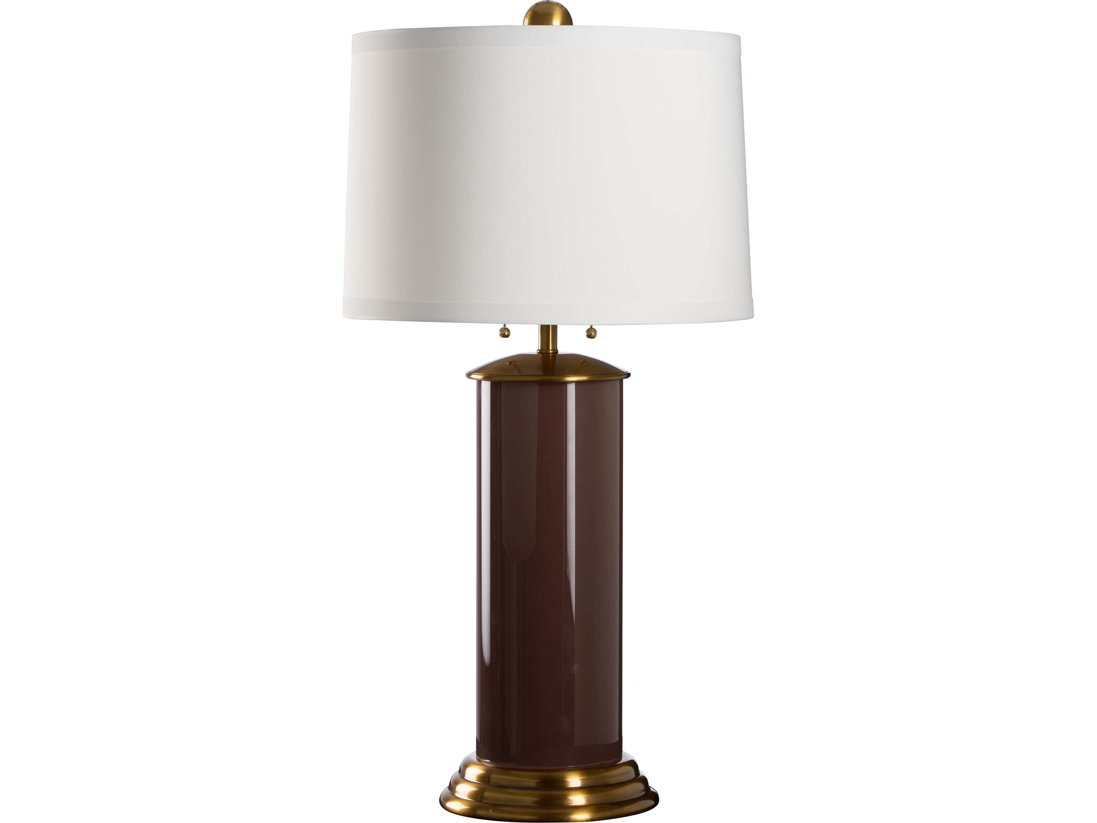 Wildwood Brown Gold Table Lamp