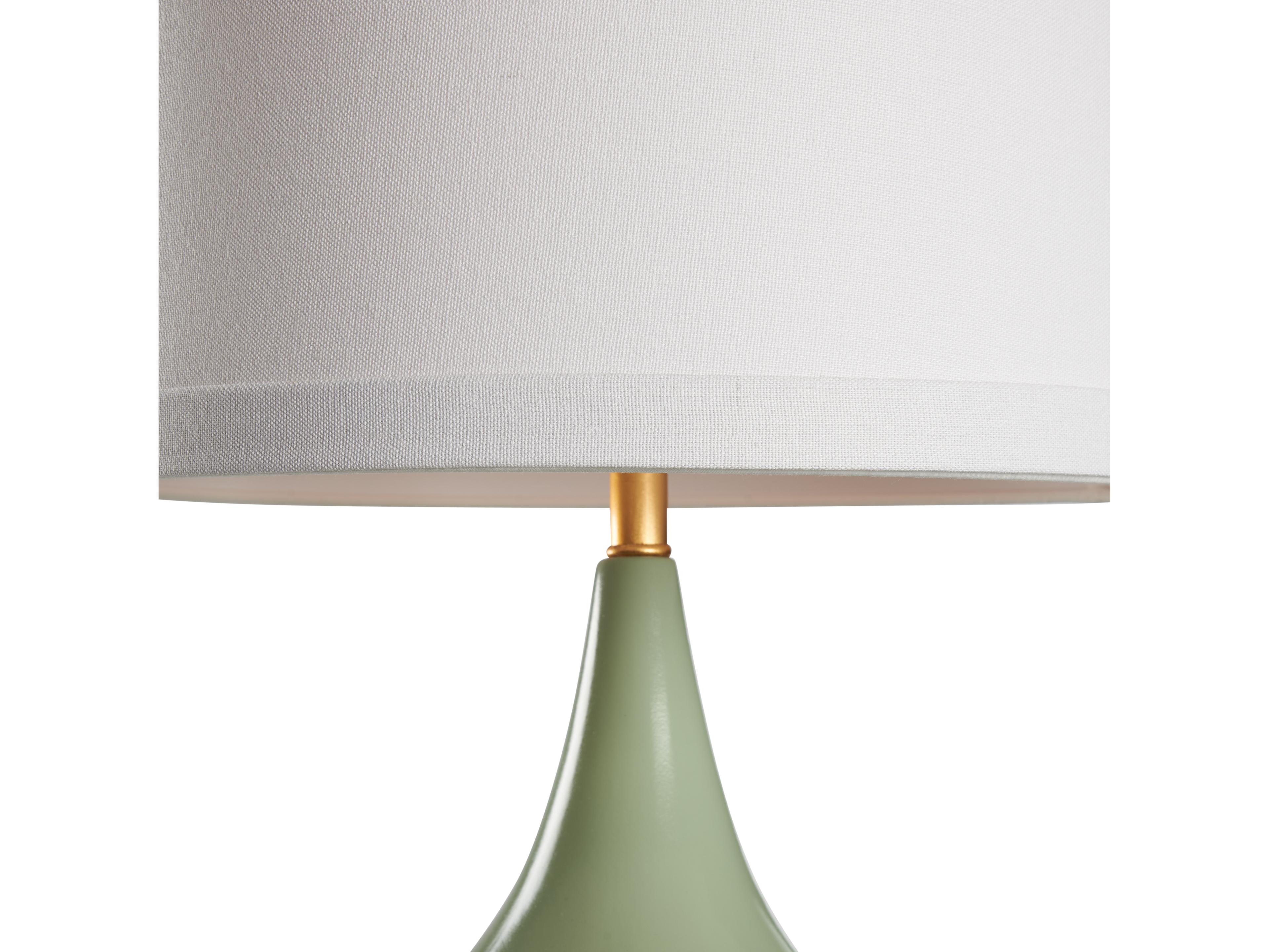 Wildwood Laurel Green Gold Leaf Table Lamp
